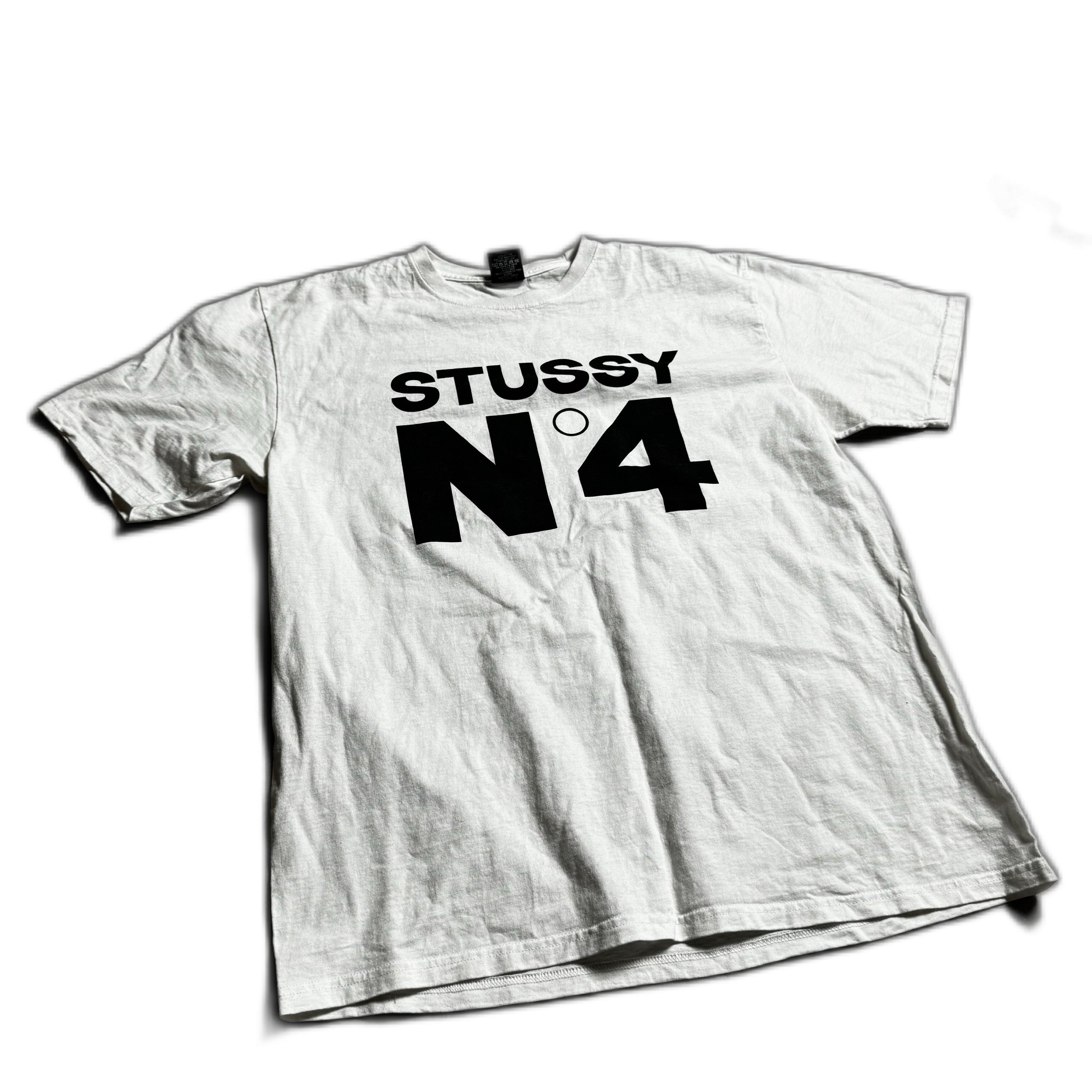 White Stussy Tee - L