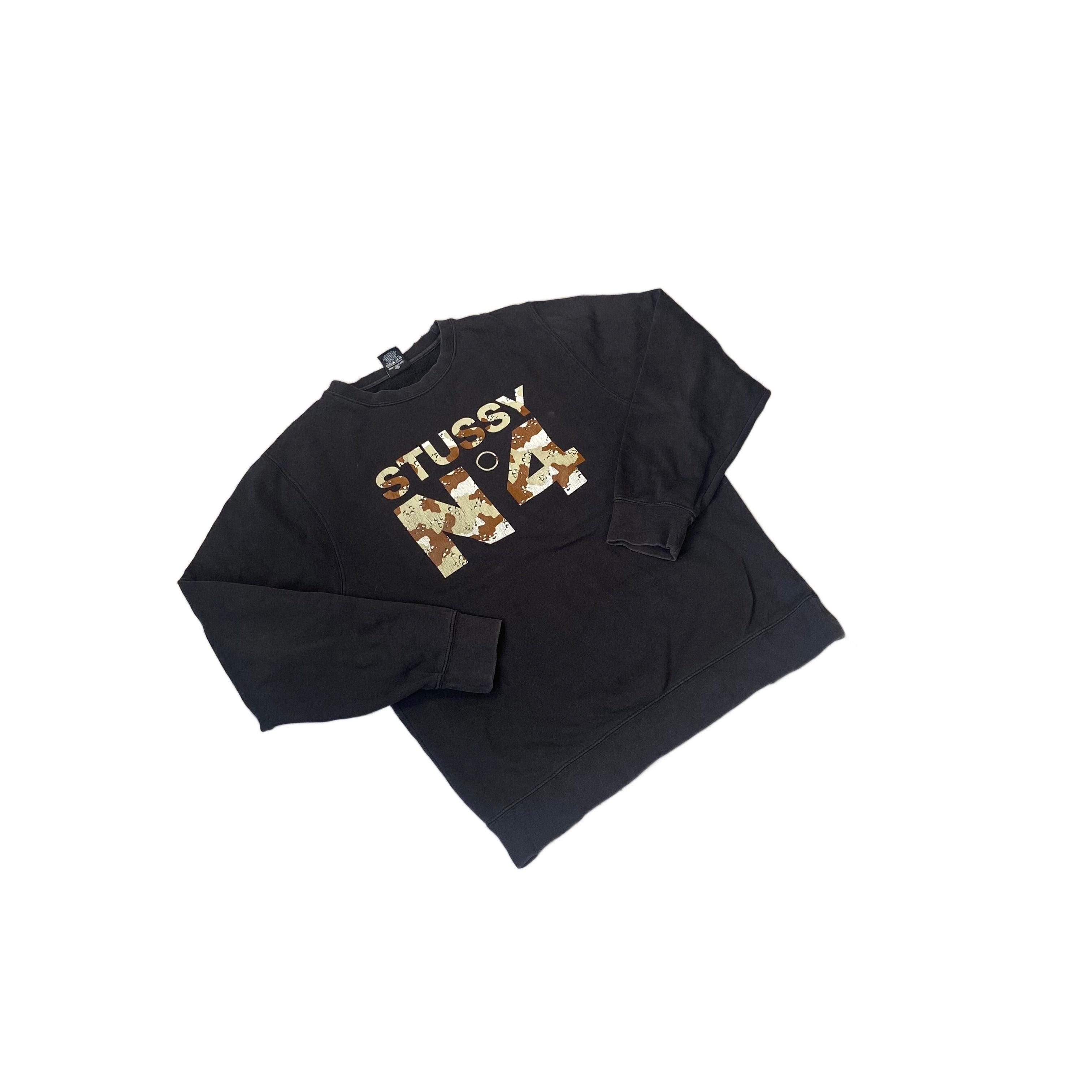 Black Stussy Sweatshirt - L