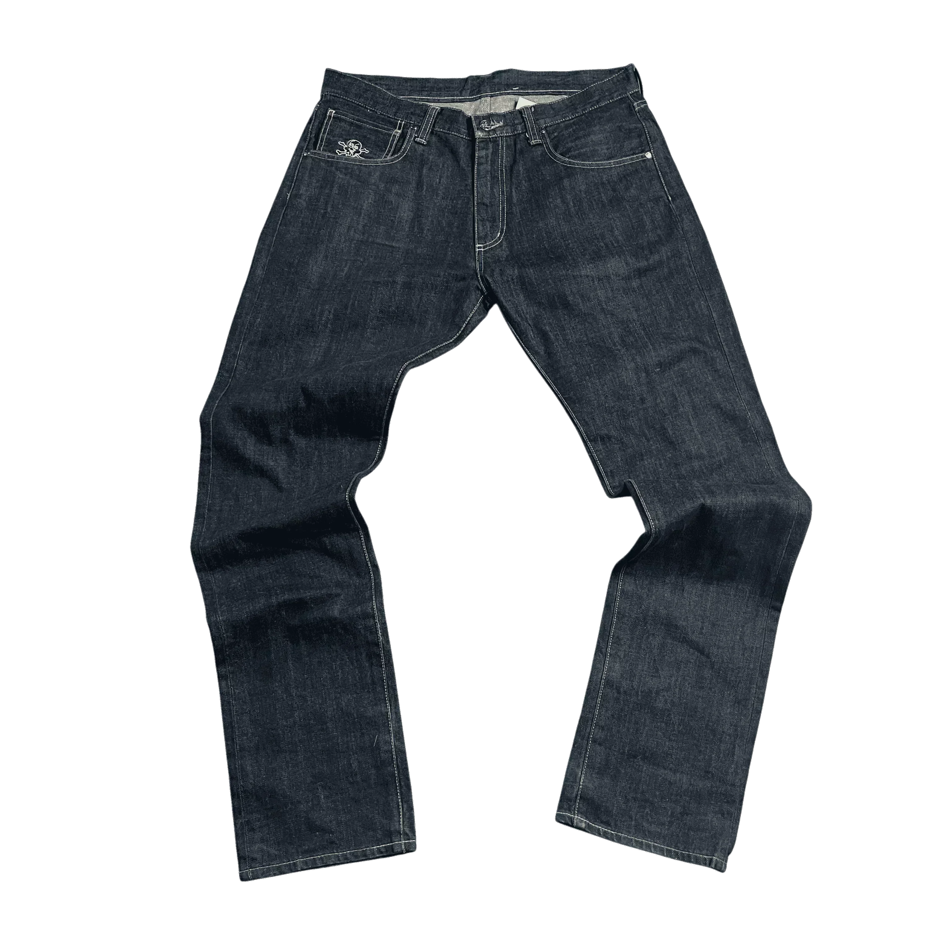 Black Ice Cream Jeans - L