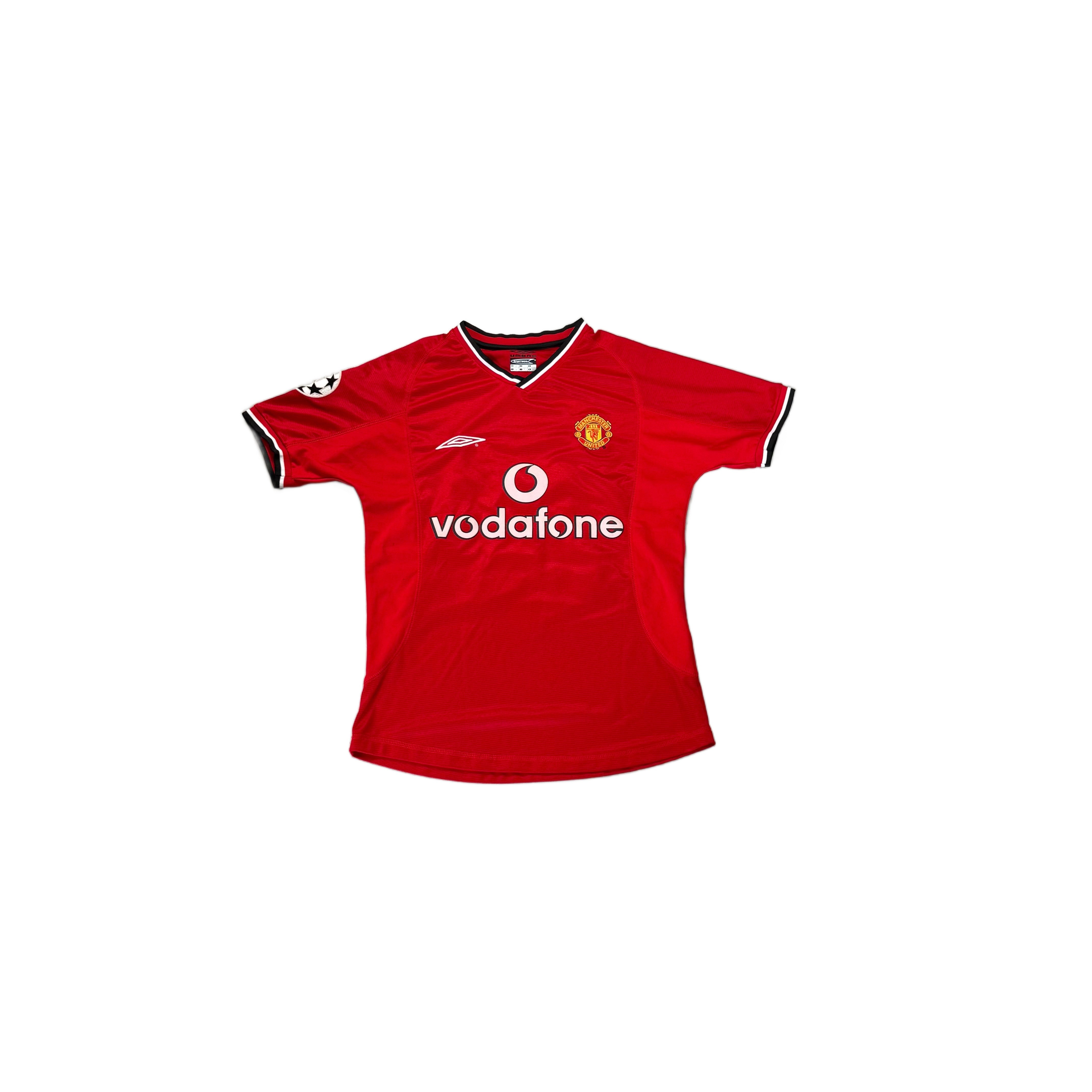 2000 - 02 Manchester United Home 'Solskjaer' Shirt - S
