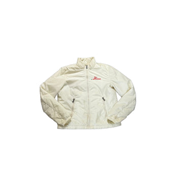 White Prada Luna Rossa Coat - S