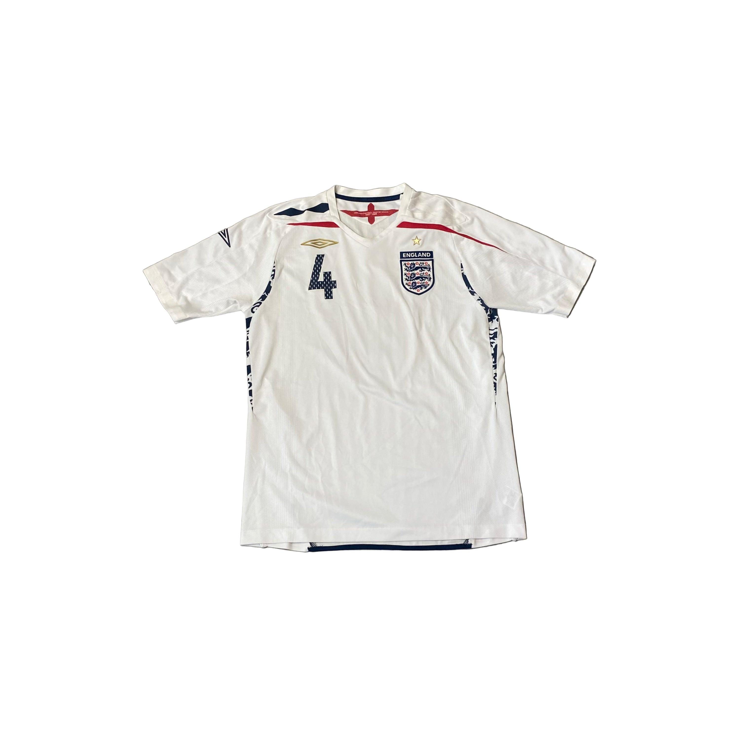 2007 - 09 England Home 'Gerrard' Shirt - L