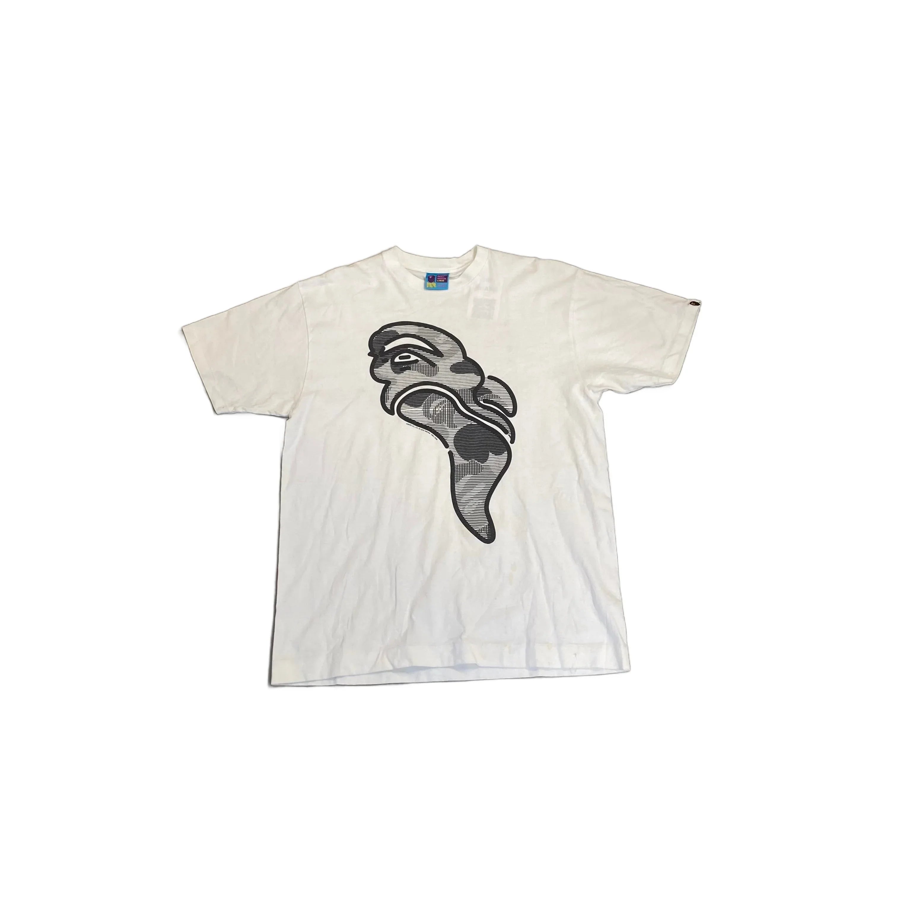 White A Bathing Ape (BAPE) Tee - L