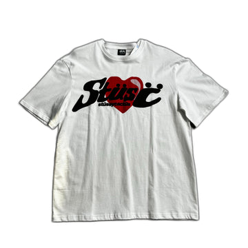 White Stussy x Cactus Plant Flea Market (CPFM) Tee - M