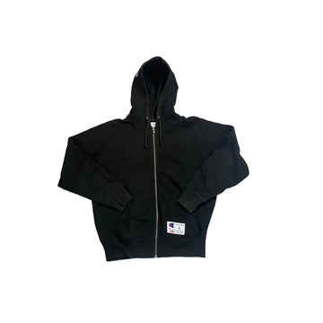 Black Supreme x Champion Zip Up Hoodie - L