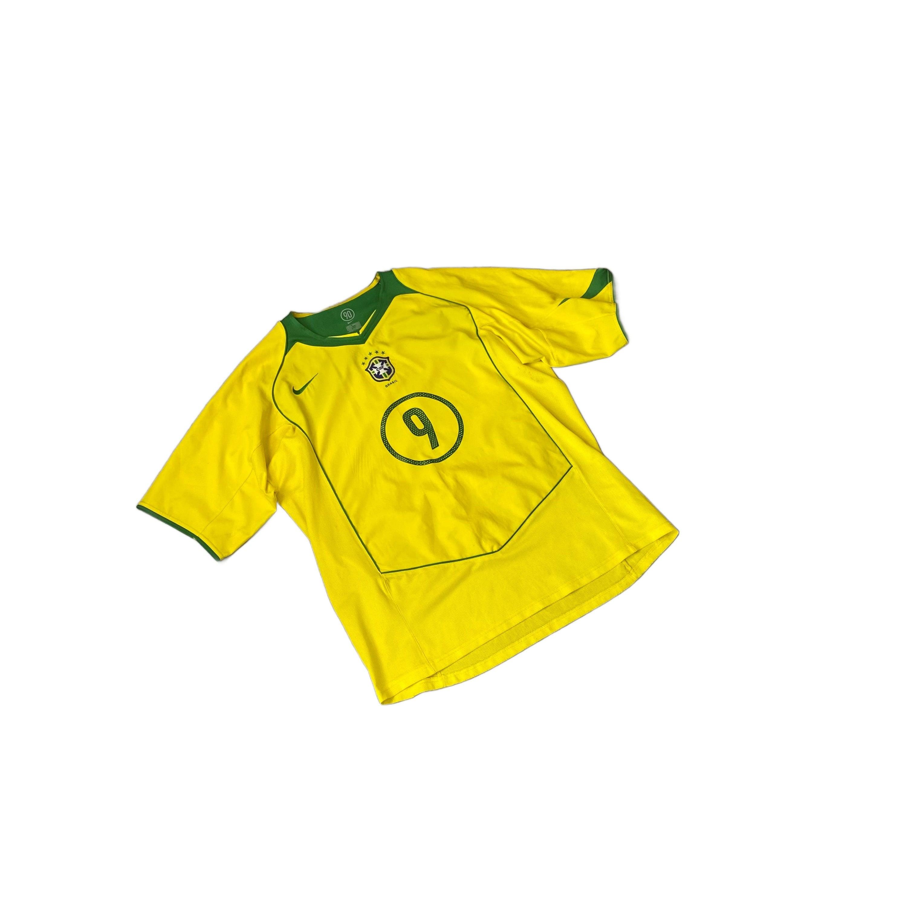2004 - 06 Brazil Home 'Ronaldo' Shirt - XL