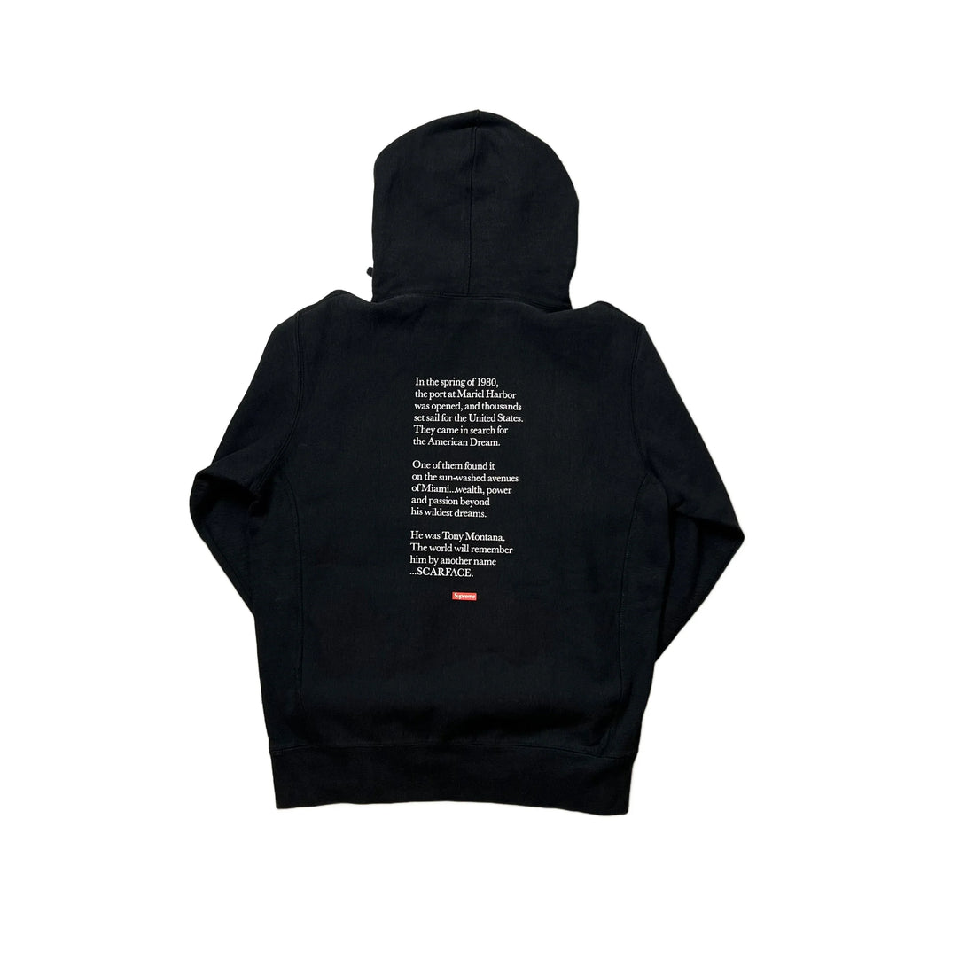 Black Supreme Scarface Hoodie - M