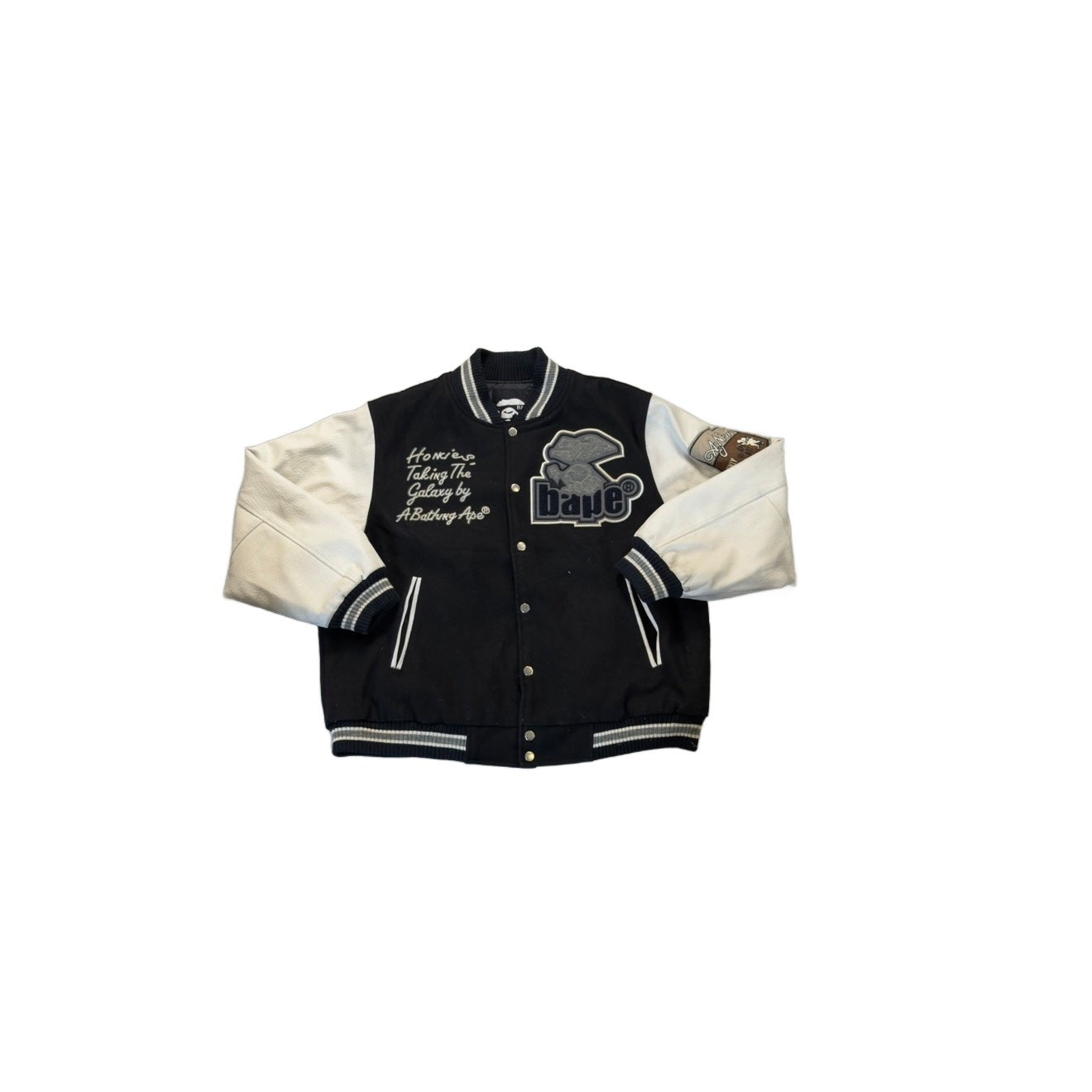A Bathing Ape (BAPE) Varsity Jacket - L