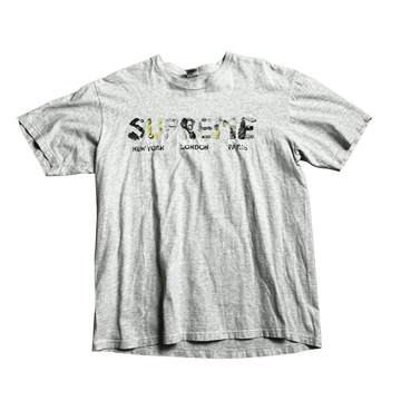 White Supreme Tee - L