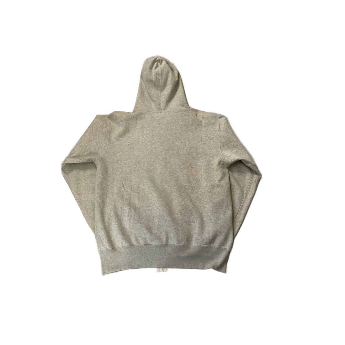 Grey Supreme Zip Up Hoodie - XL