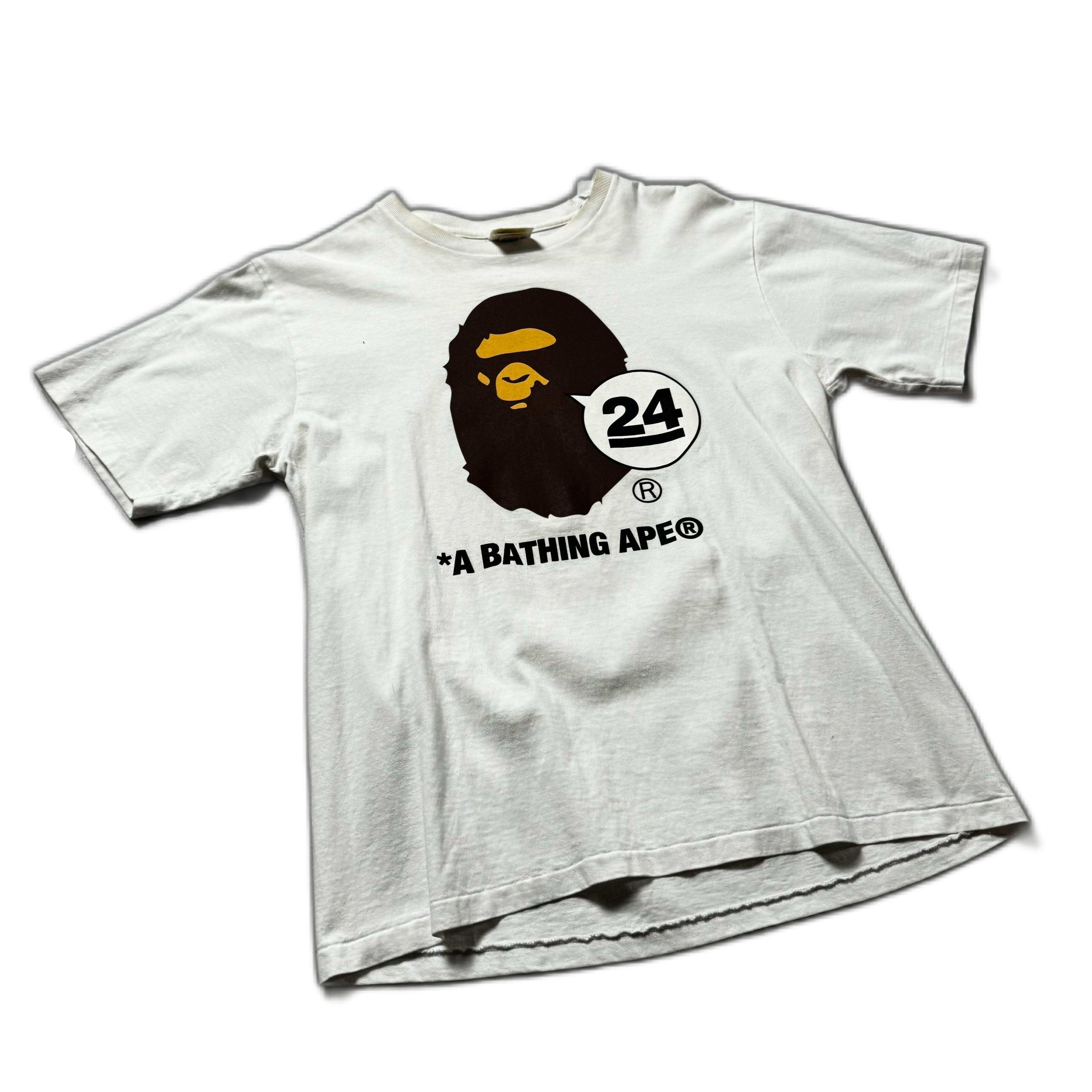 White A Bathing Ape (BAPE) Tee - L