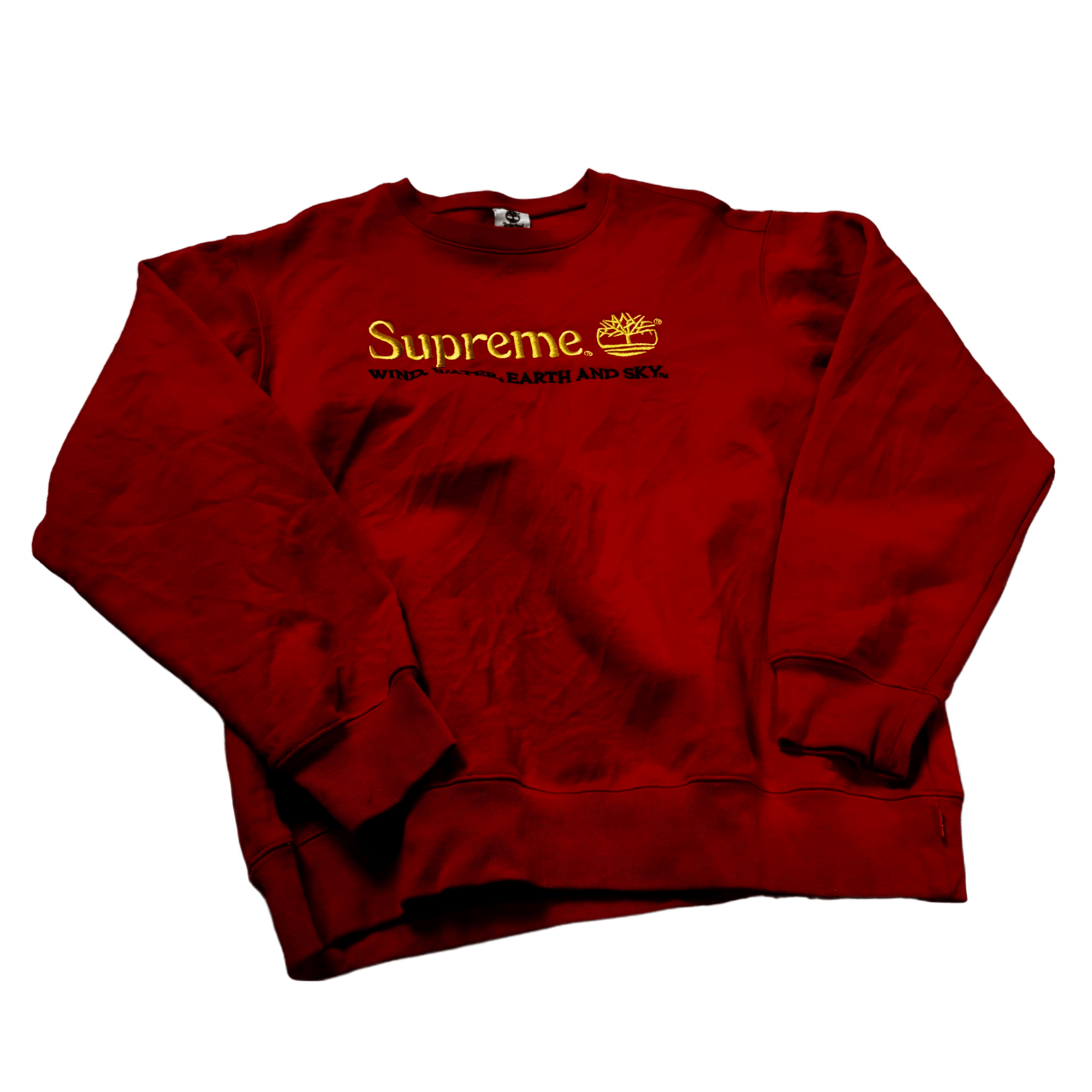Red Supreme x Timberland Sweatshirt - L