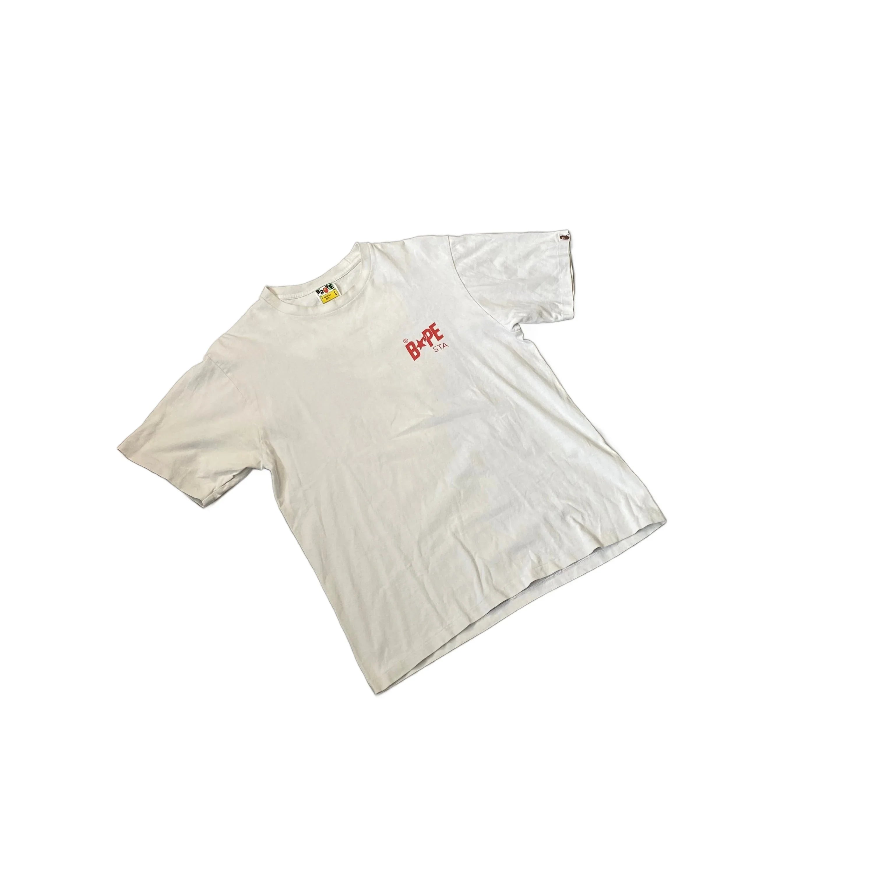 White A Bathing Ape (BAPE) Tee - L