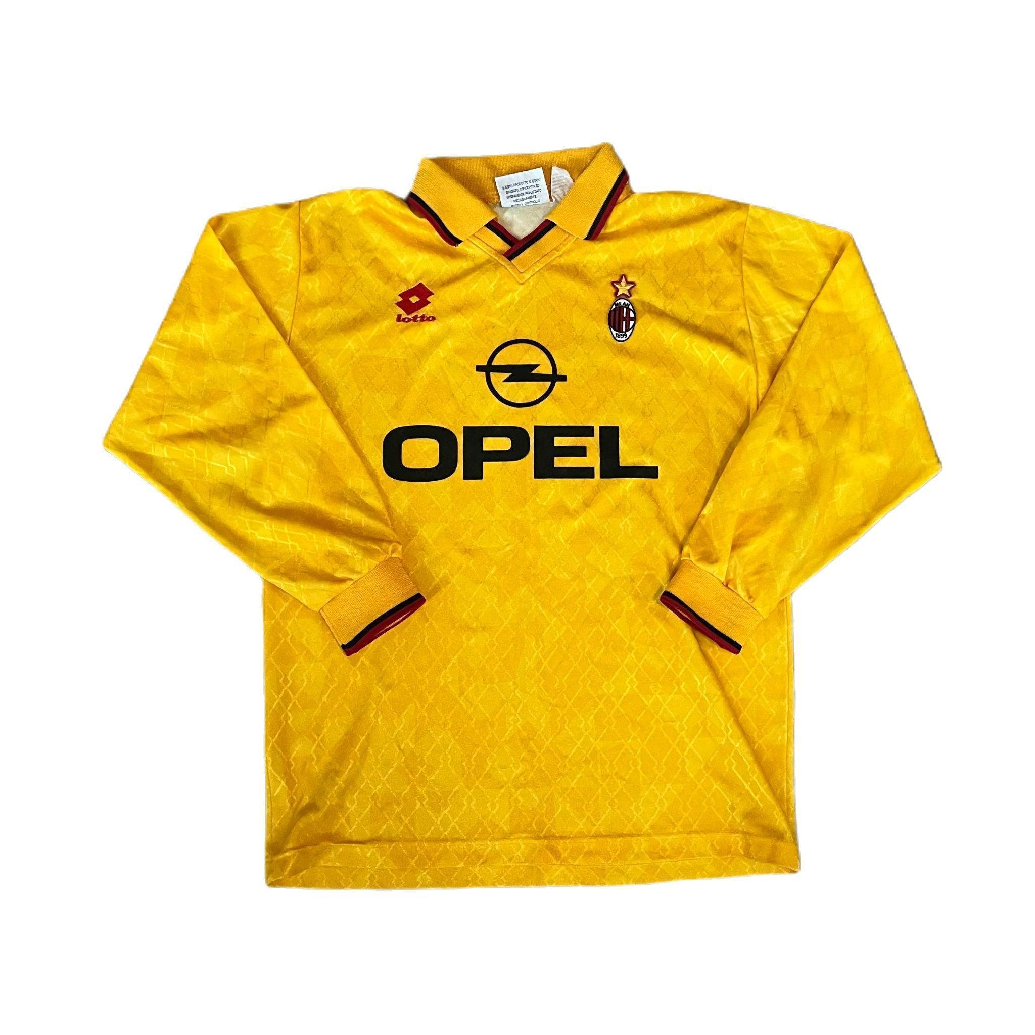 1994 - 96 AC Milan 3rd Long Sleeve Shirt - M