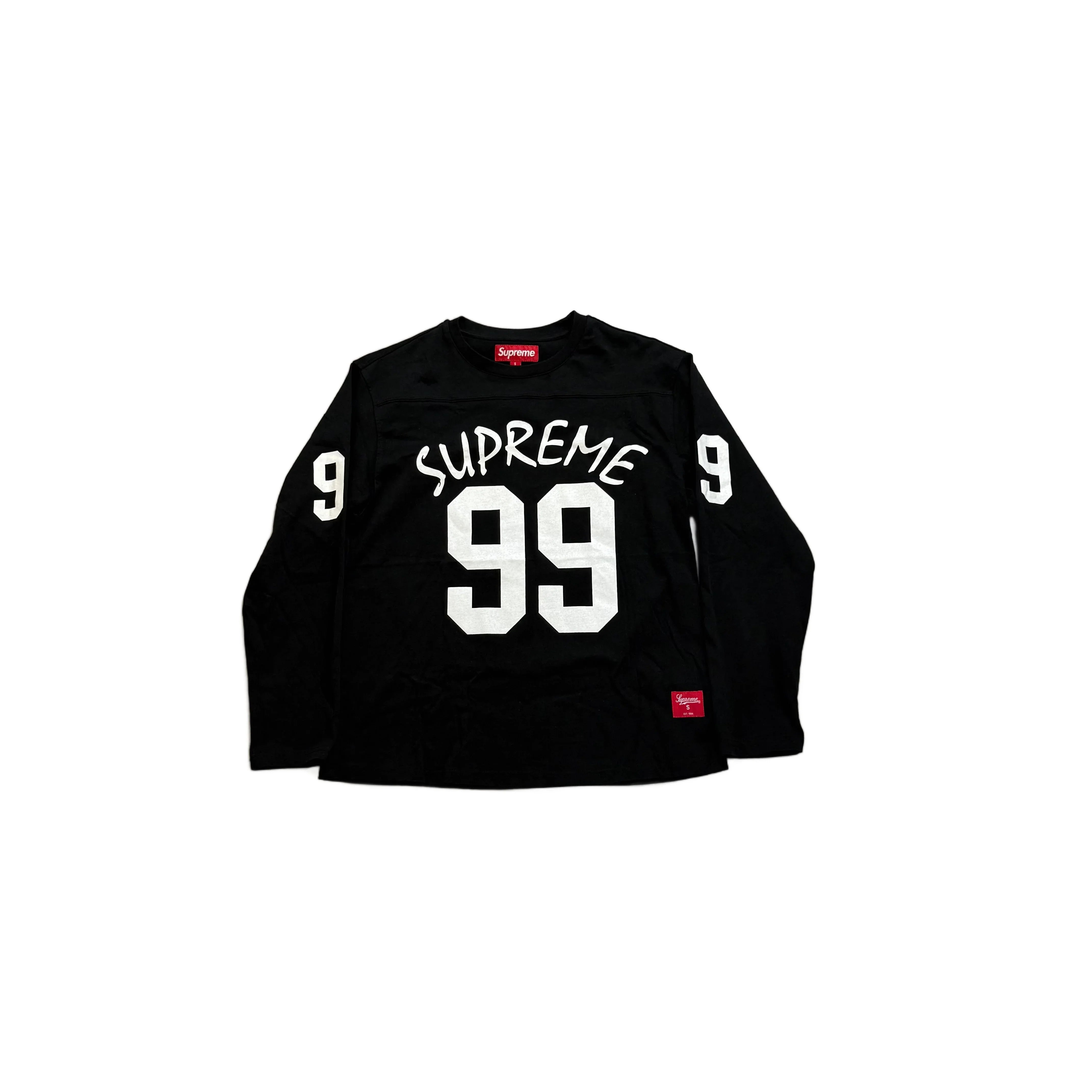 Black Supreme Long Sleeve Tee - S