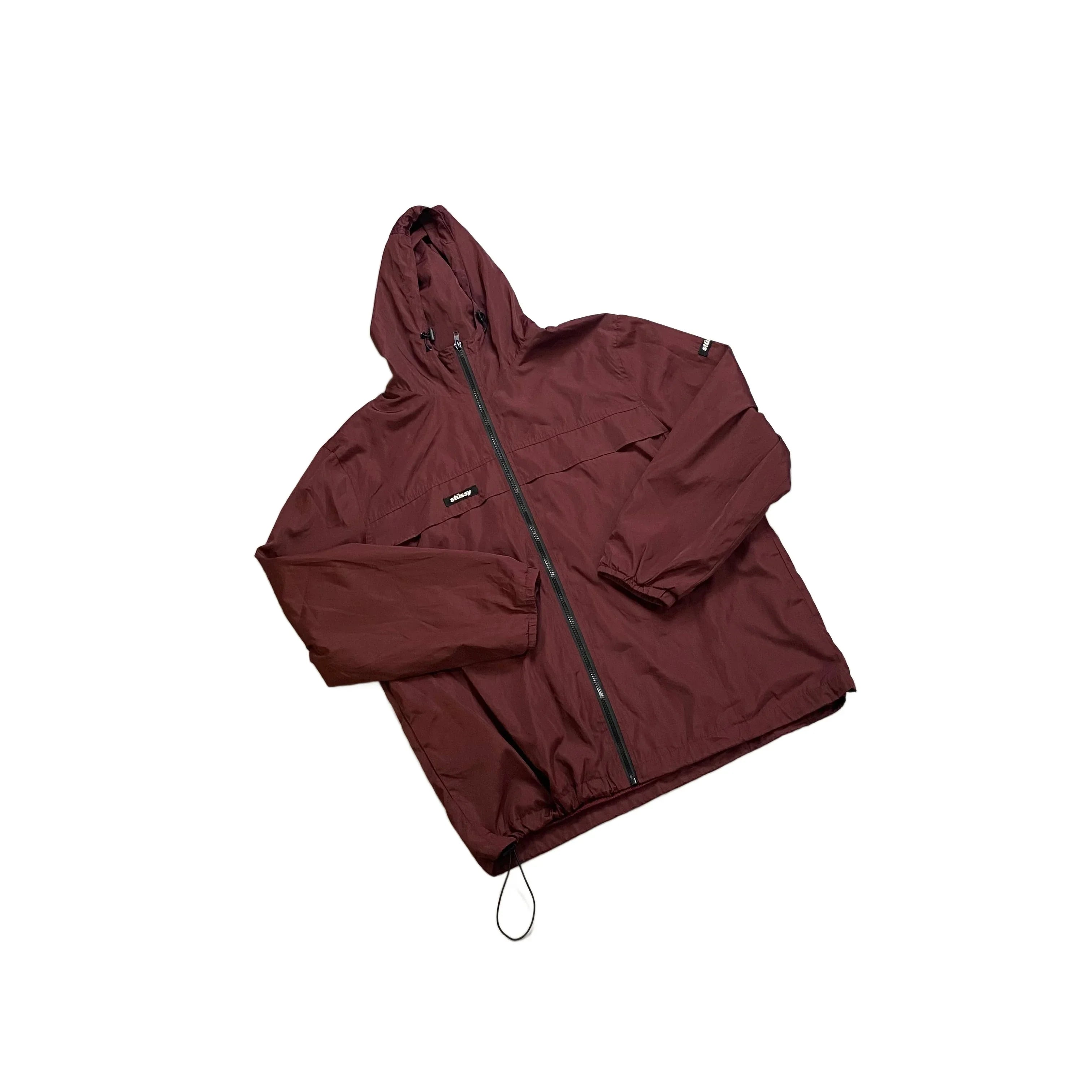 Burgundy Stussy Jacket - XXL