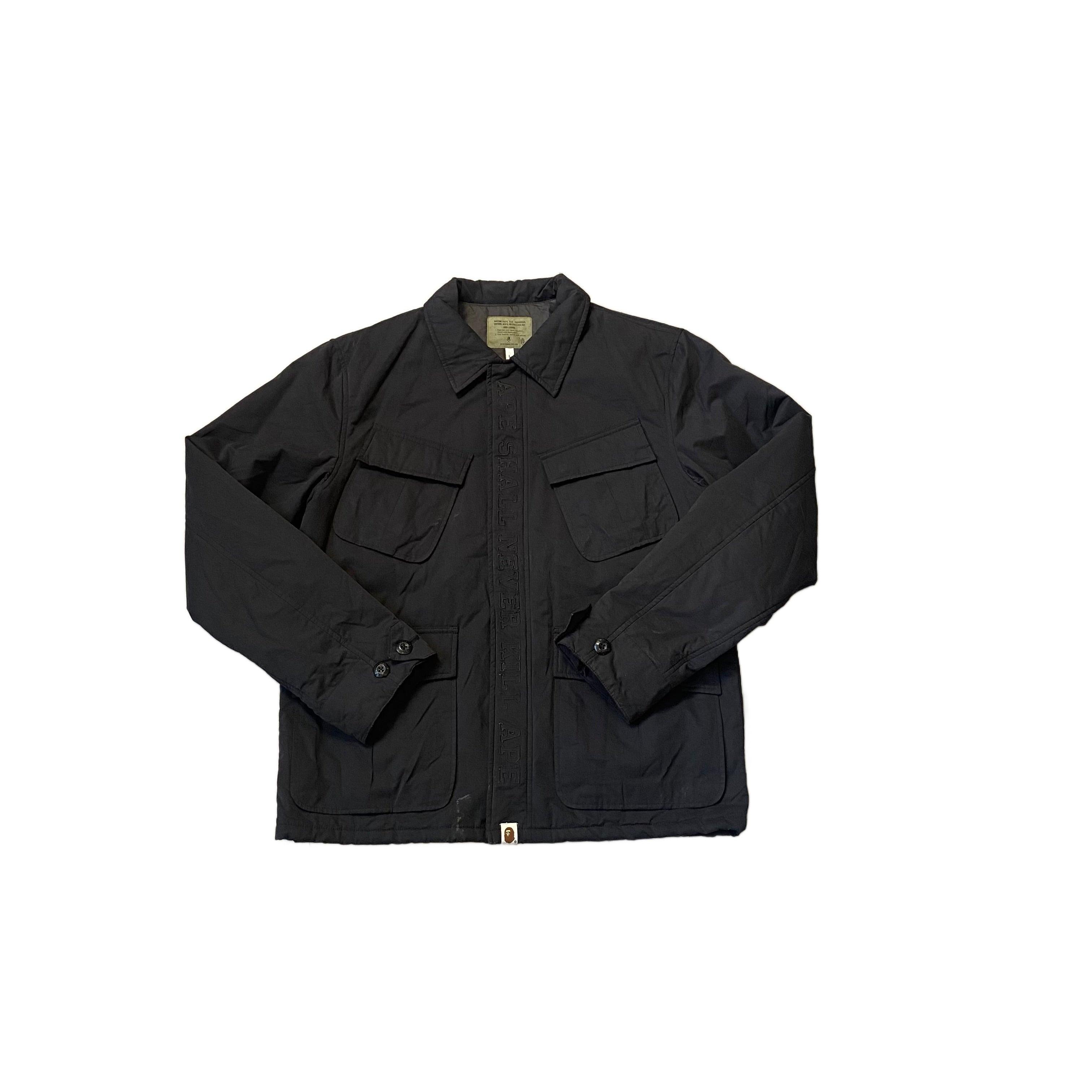 Black A Bathing Ape (BAPE) Jacket - L