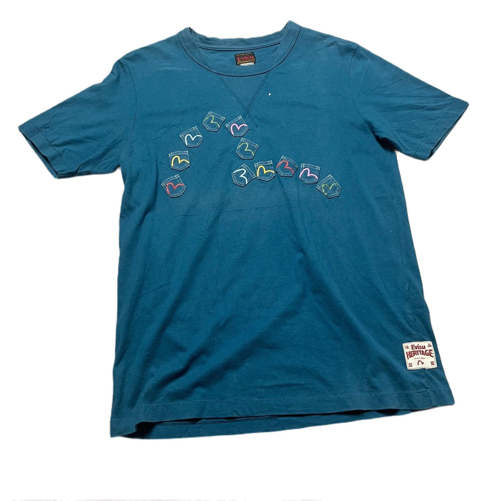 Blue Evisu Tee - S