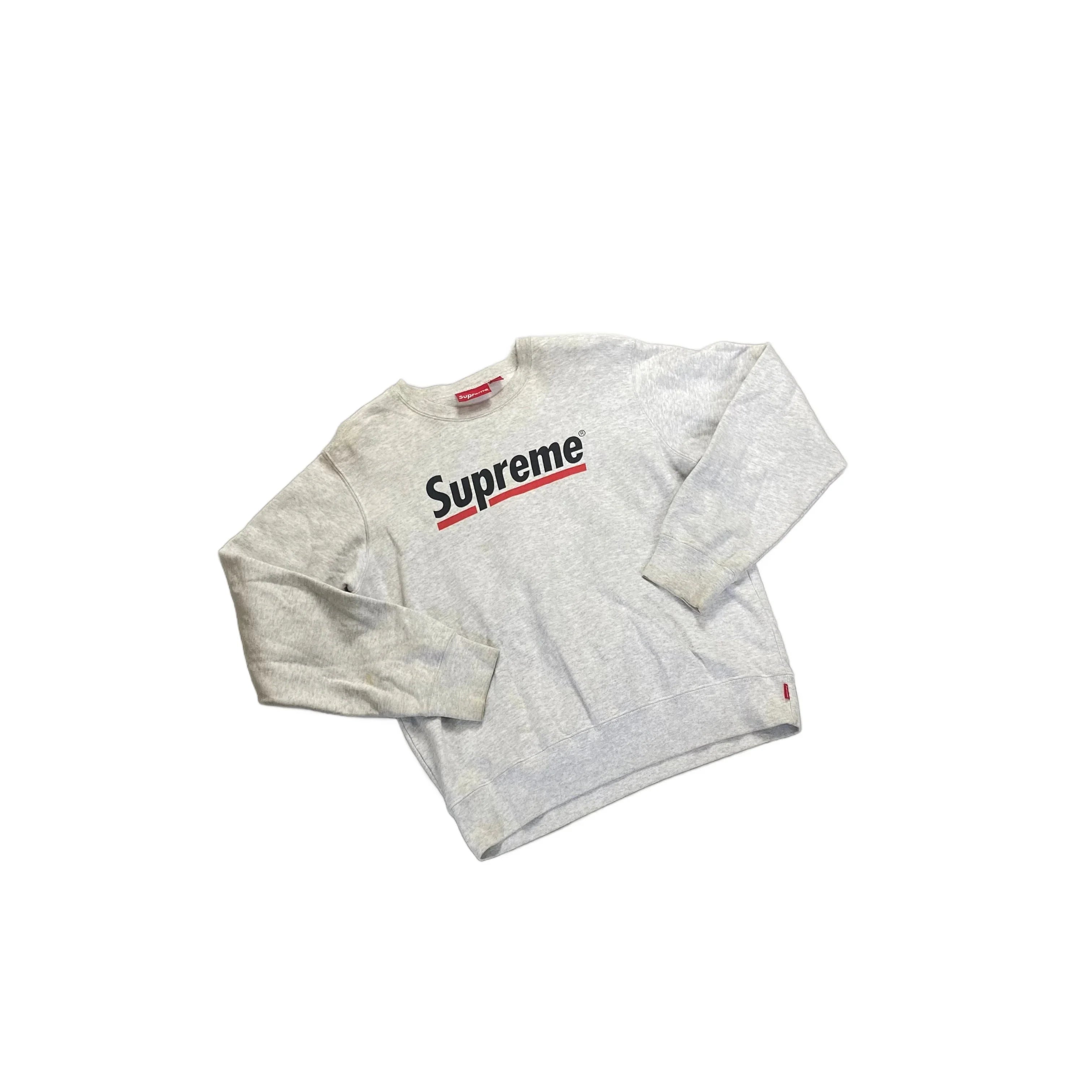 Grey Supreme Sweatshirt - S