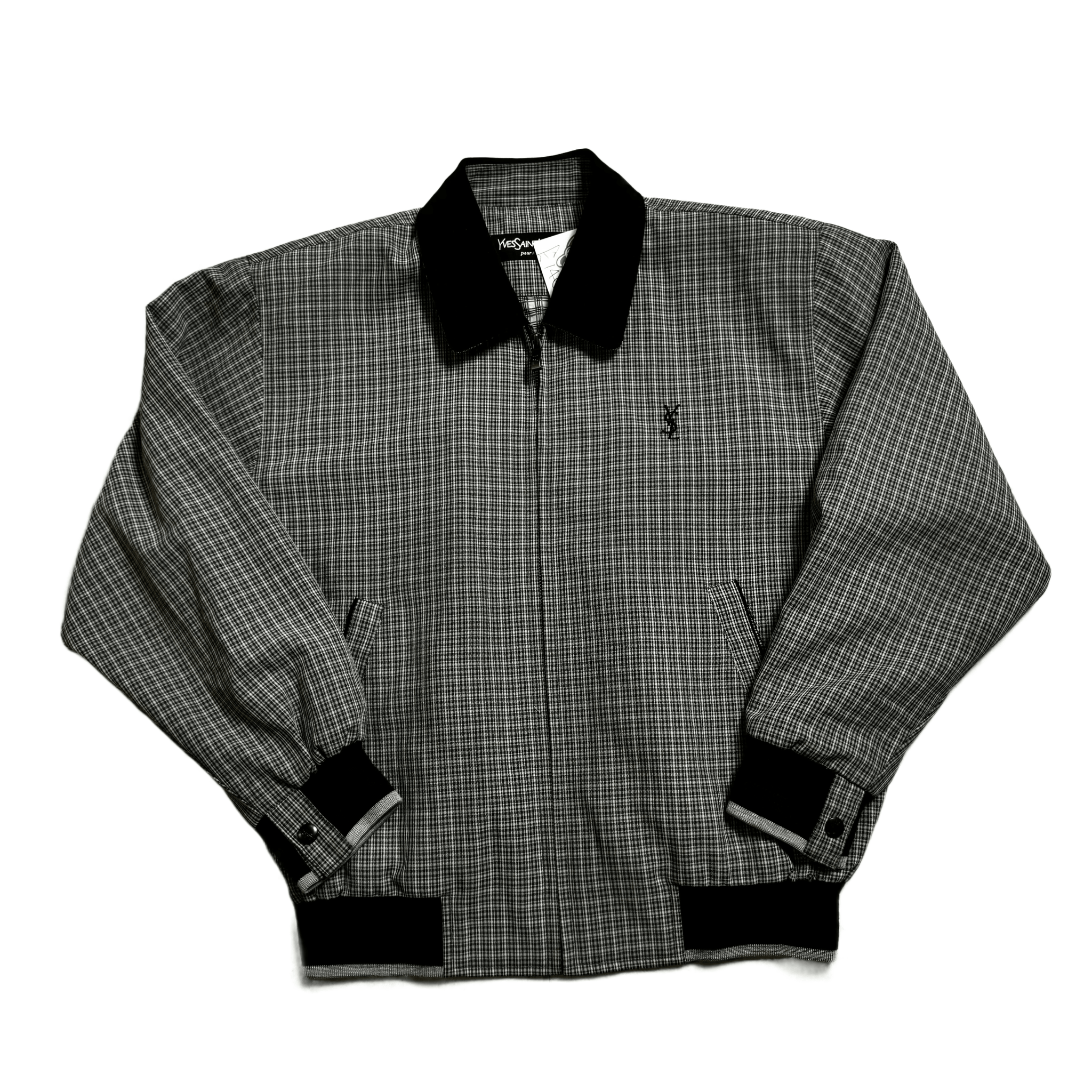 Vintage Grey Yves Saint Laurent (YSL) Jacket - M