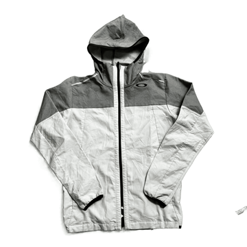 Grey + White Oakley Jacket - M
