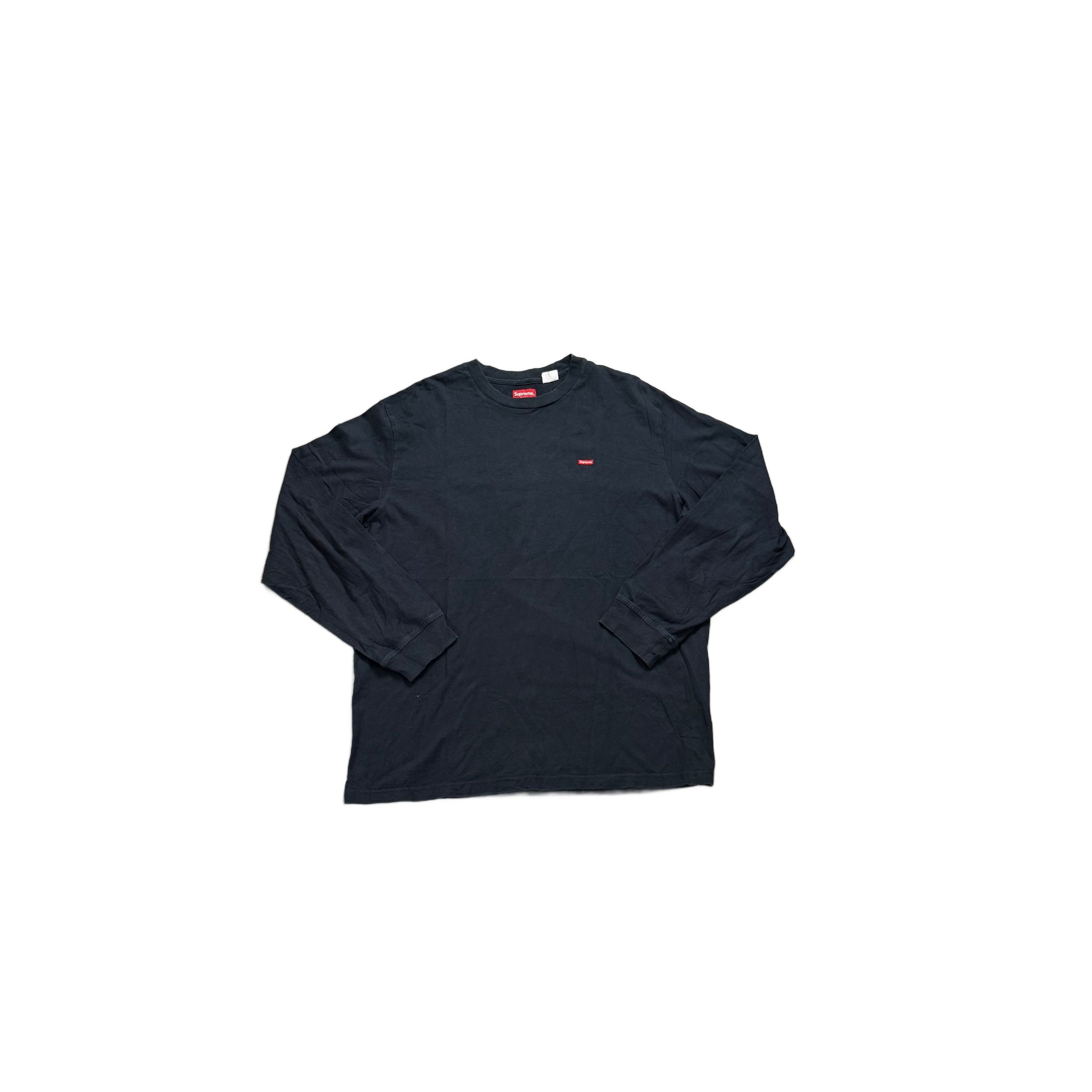 Black Supreme Long Sleeve Tee - L