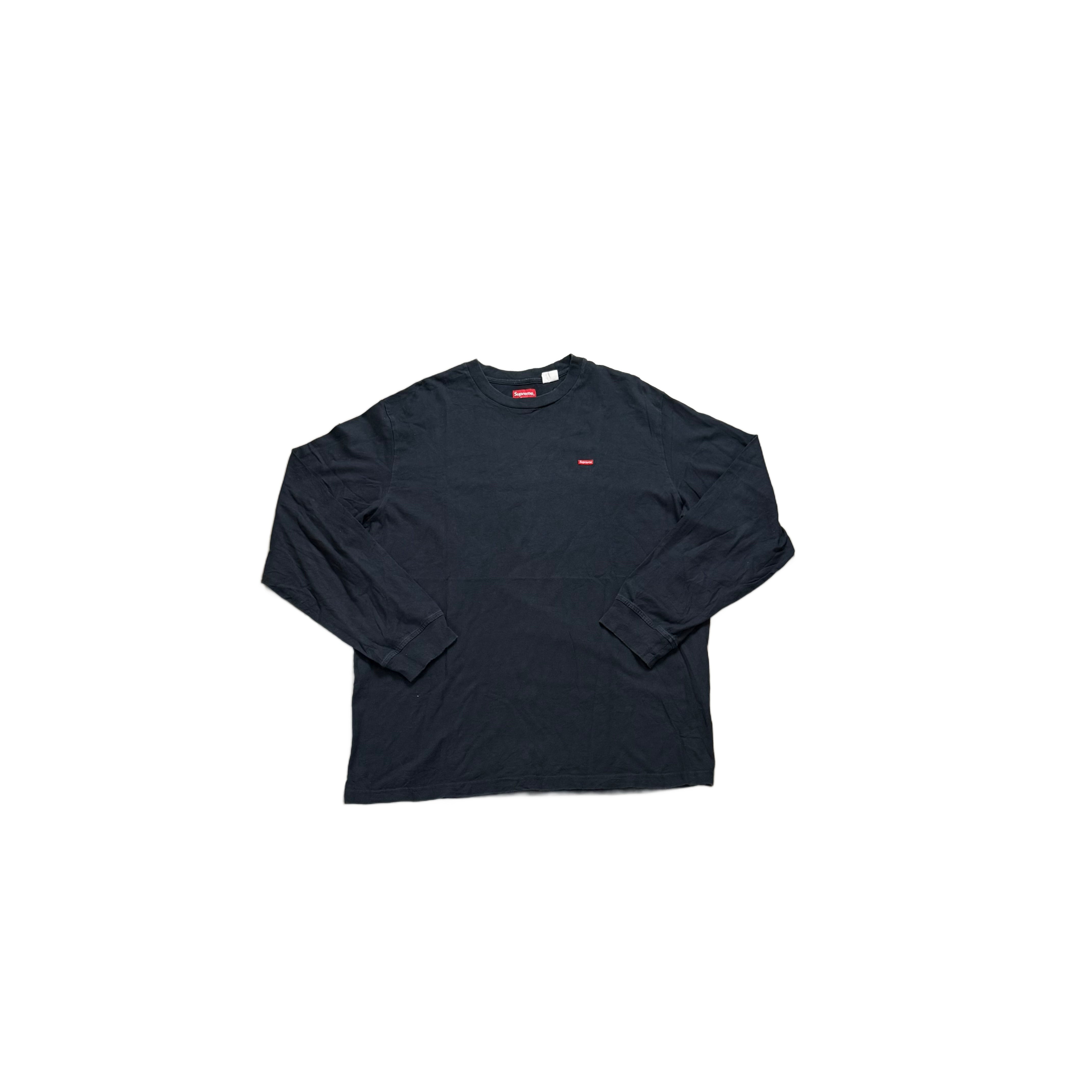 Black Supreme Long Sleeve Tee - L
