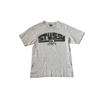Grey Stussy Tee - M