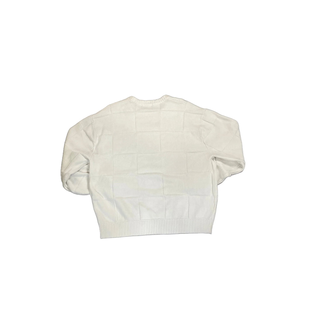 White Supreme Knitted Sweatshirt -  L