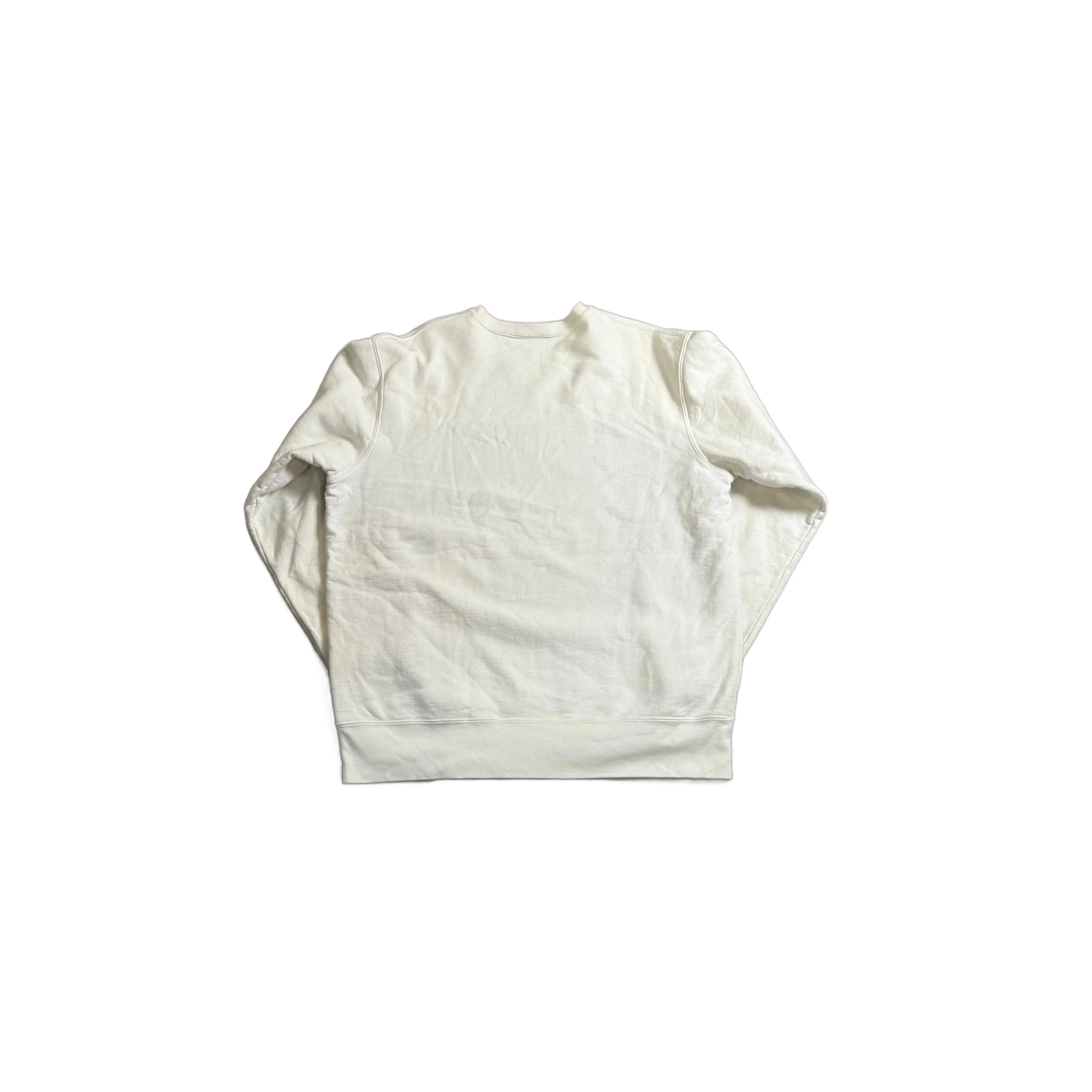 White Supreme Sweatshirt - L
