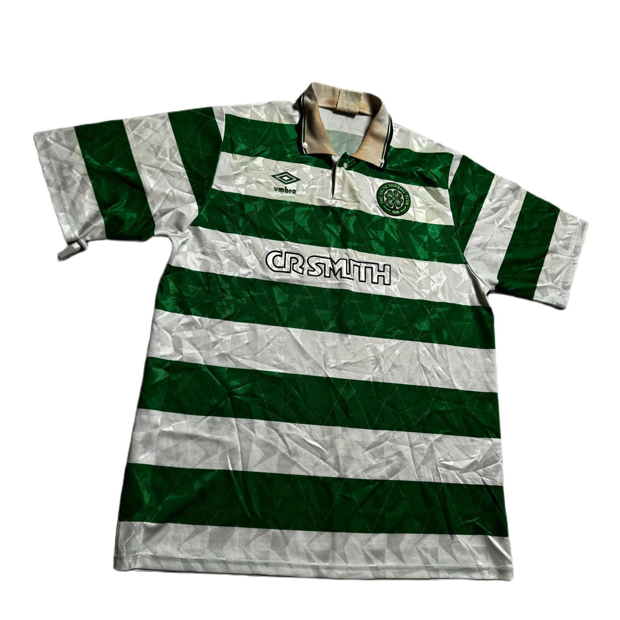 1989 - 91 Celtic Home Shirt - XL