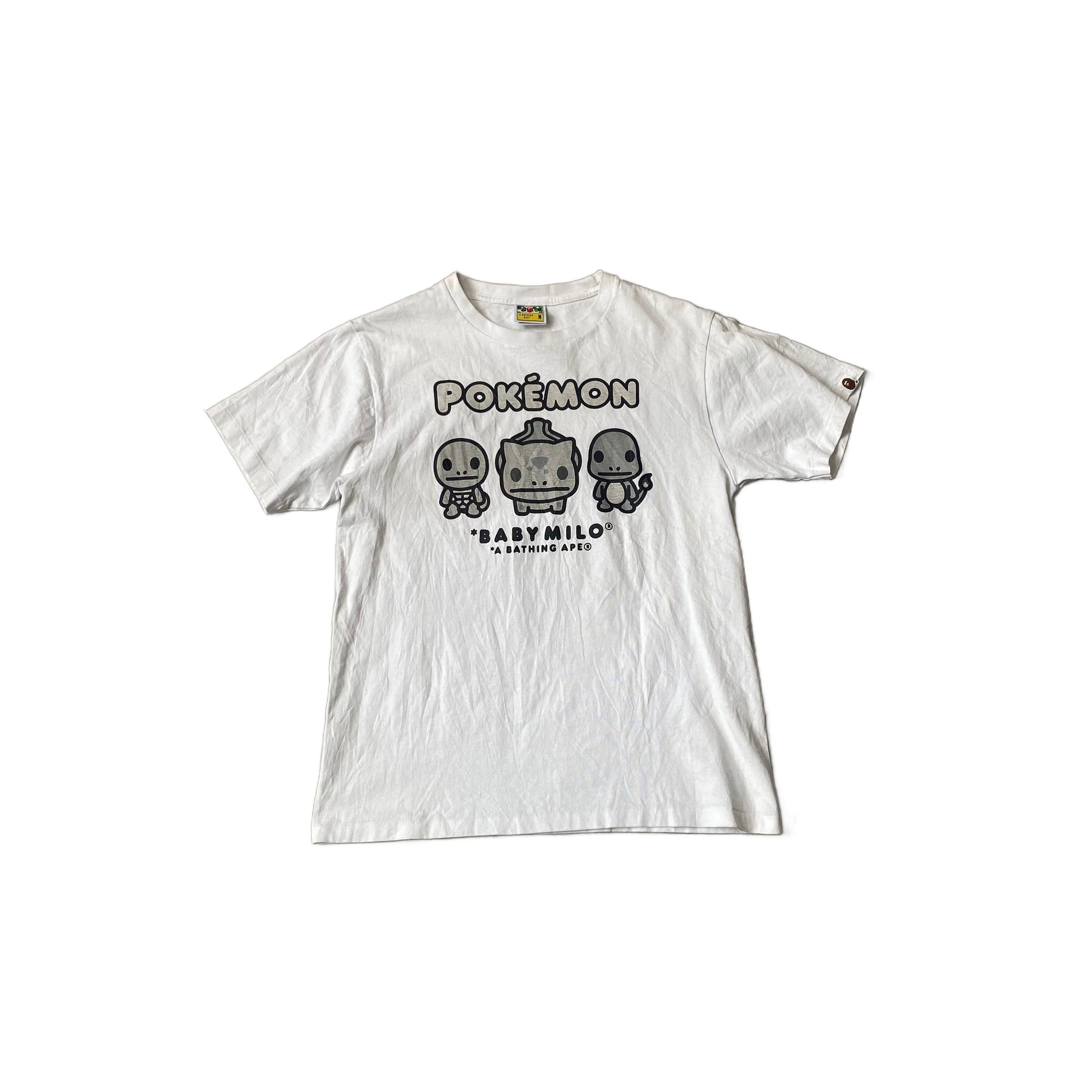 White A Bathing Ape (BAPE) x Pokémon Tee - M