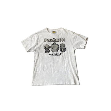 White A Bathing Ape (BAPE) x Pokémon Tee - M