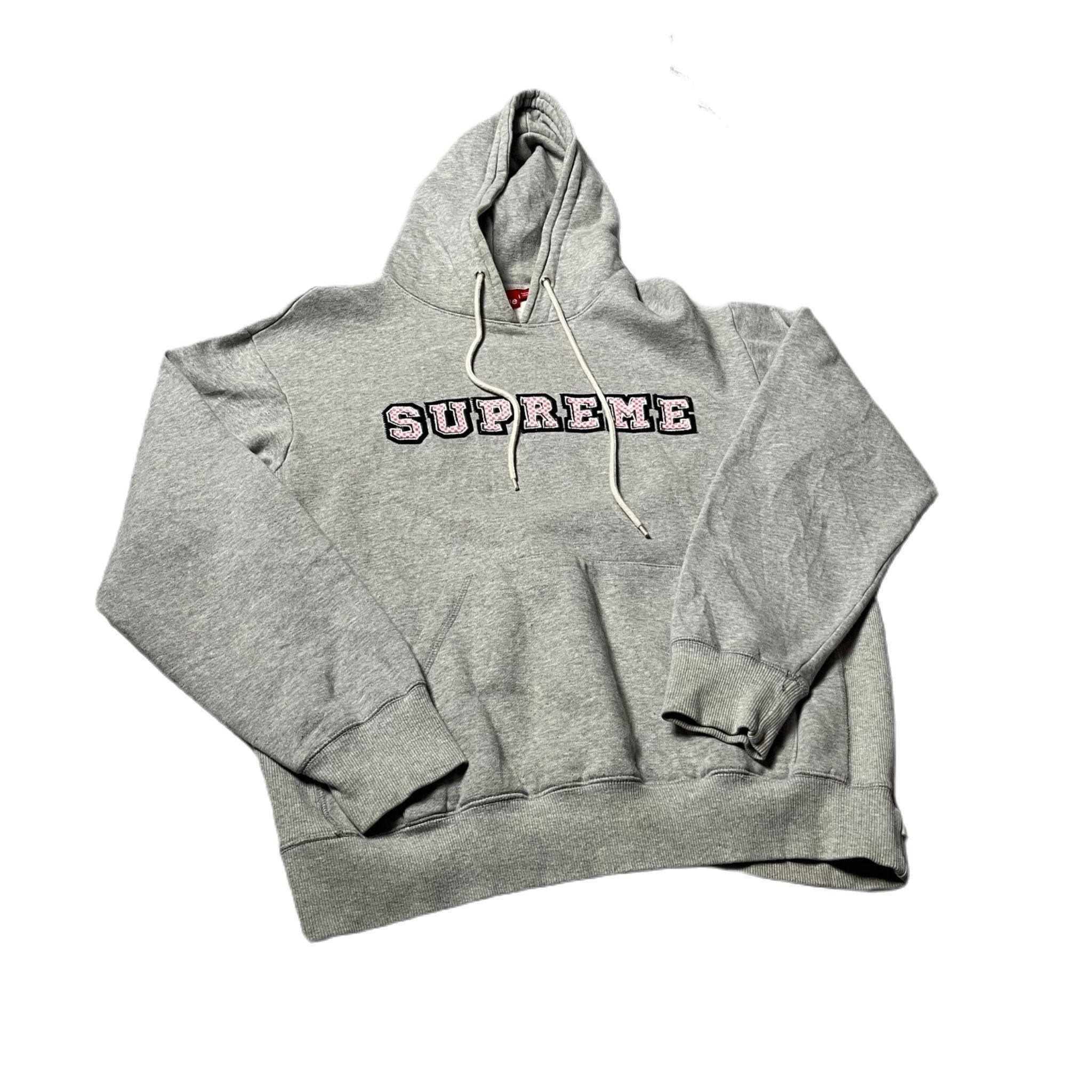 Grey Supreme Hoodie - L