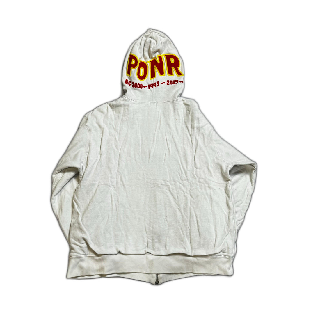 White A Bathing Ape (BAPE) Zip Up Hoodie - XL