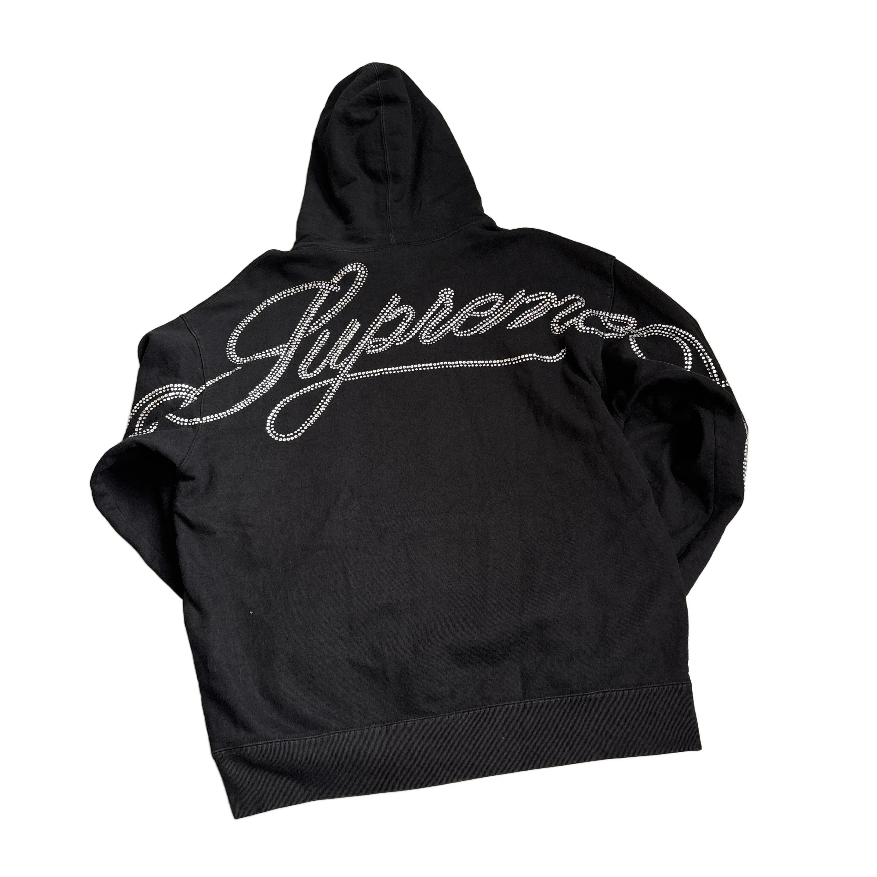 Black Supreme Hoodie - L