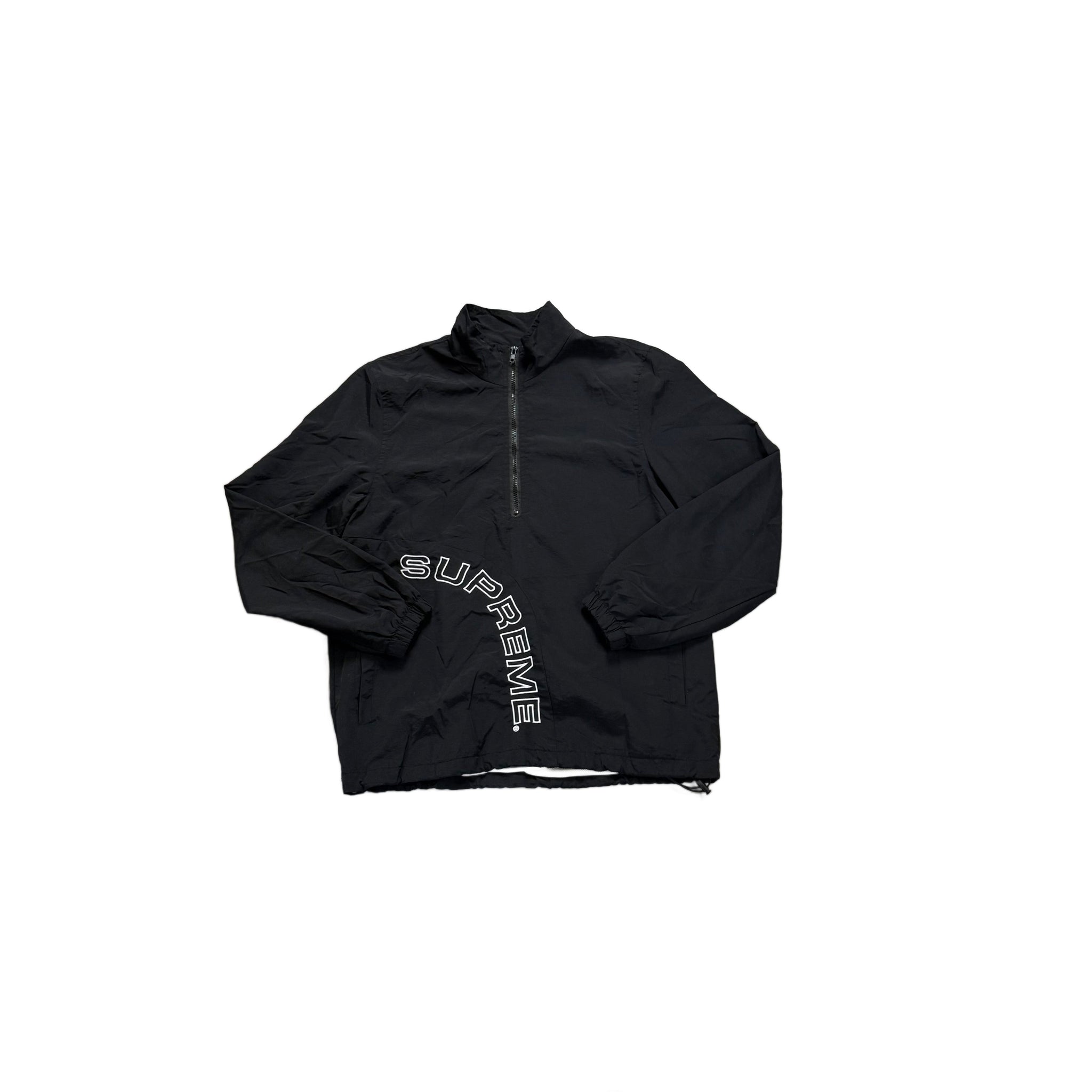 Black Supreme 1/4 Zip Jacket - L
