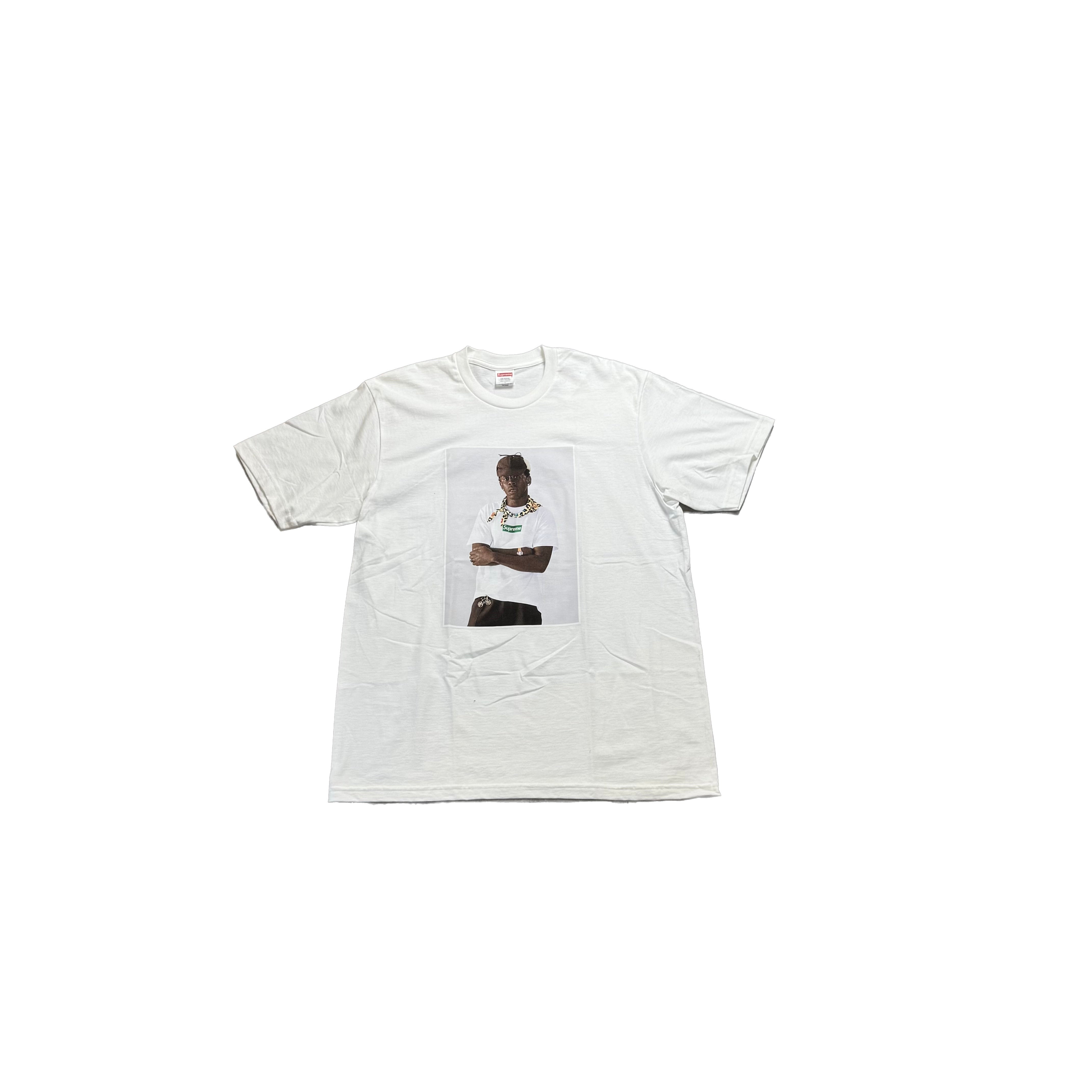 BNWT White Supreme Tyler Tee - L