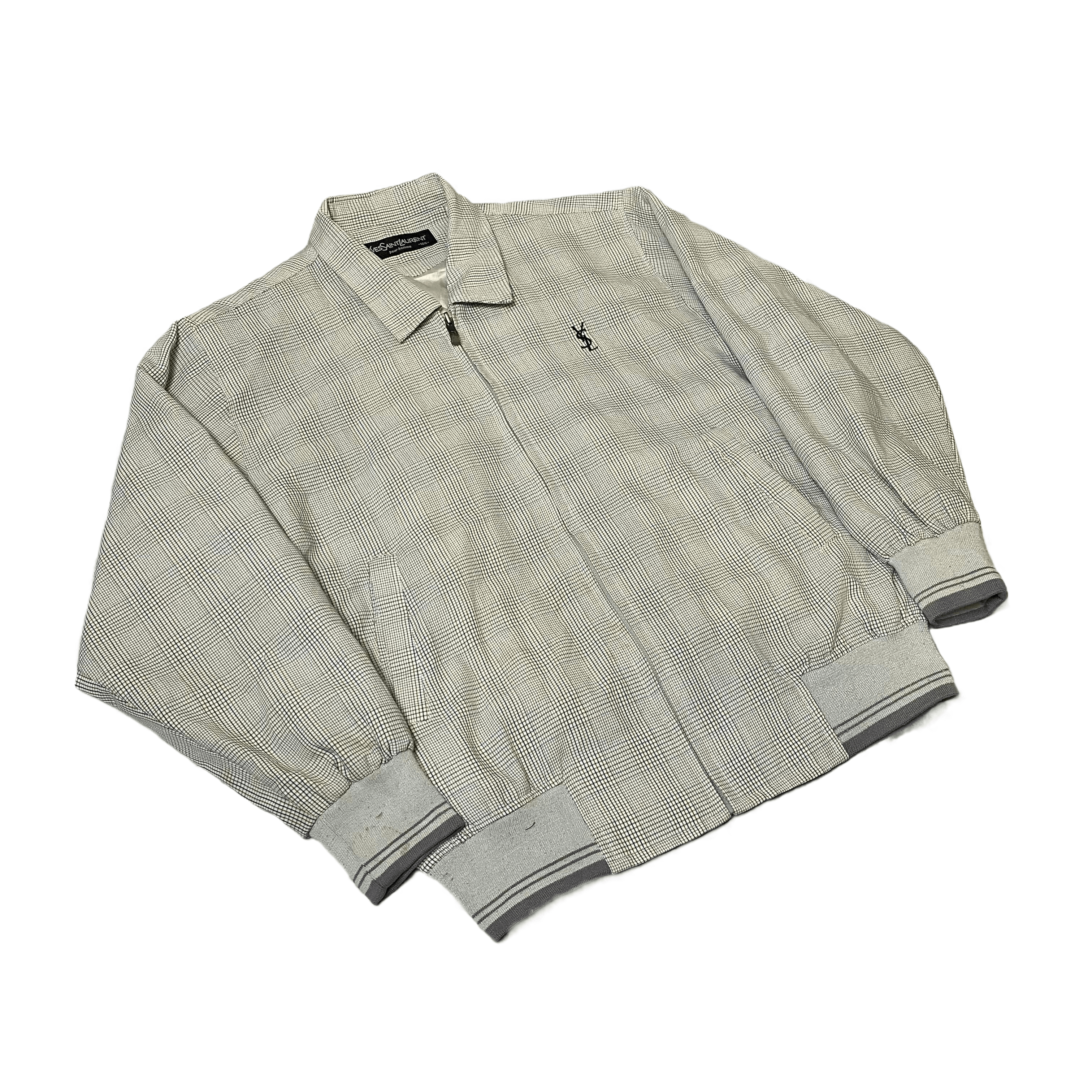 Vintage Grey Yves Saint Laurent (YSL) Jacket - M