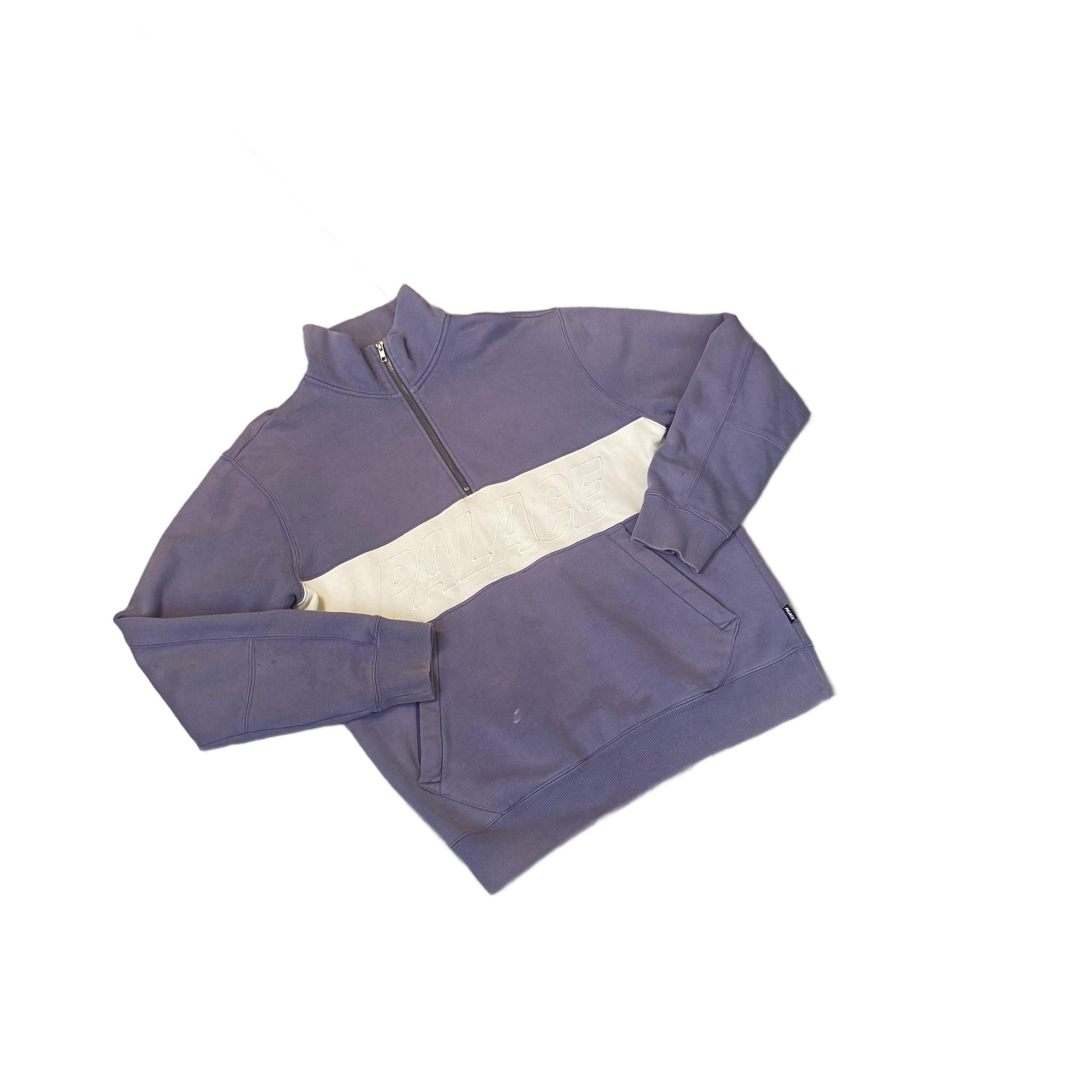 Purple Palace 1/4 Zip Sweatshirt - L
