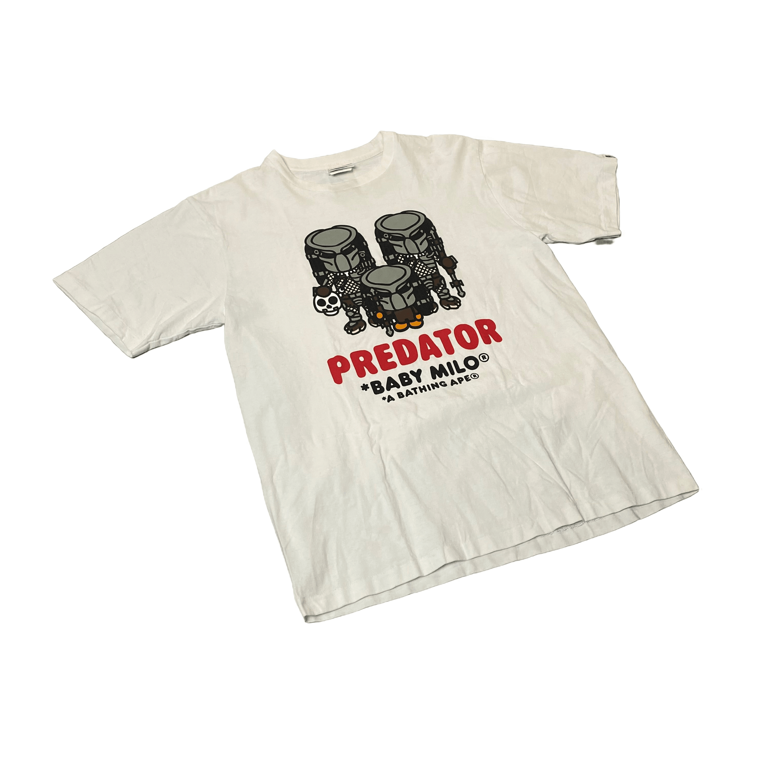 White A Bathing Ape (BAPE) x Predator Tee - L