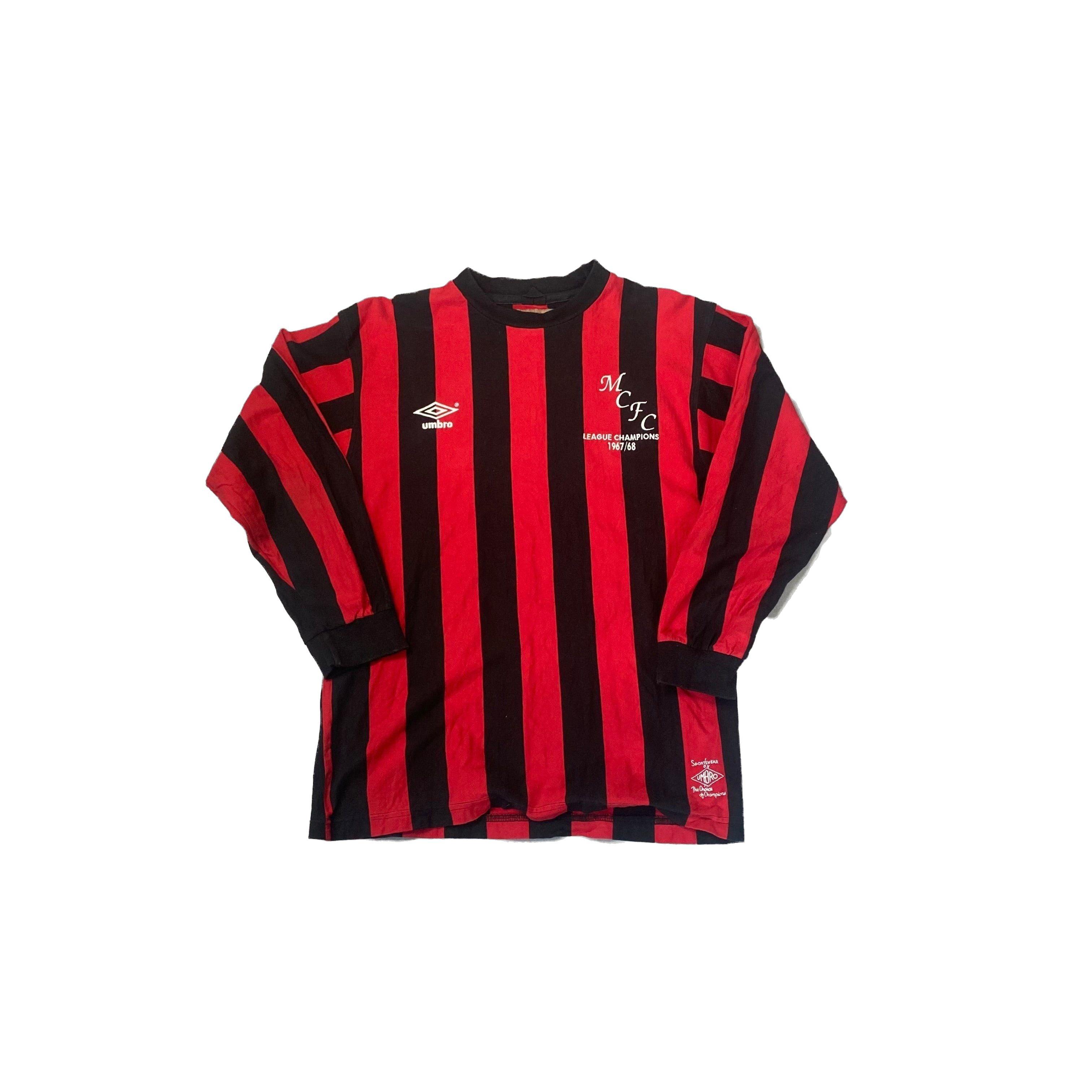 1968 - 74 Manchester City Long Sleeve Shirt - L