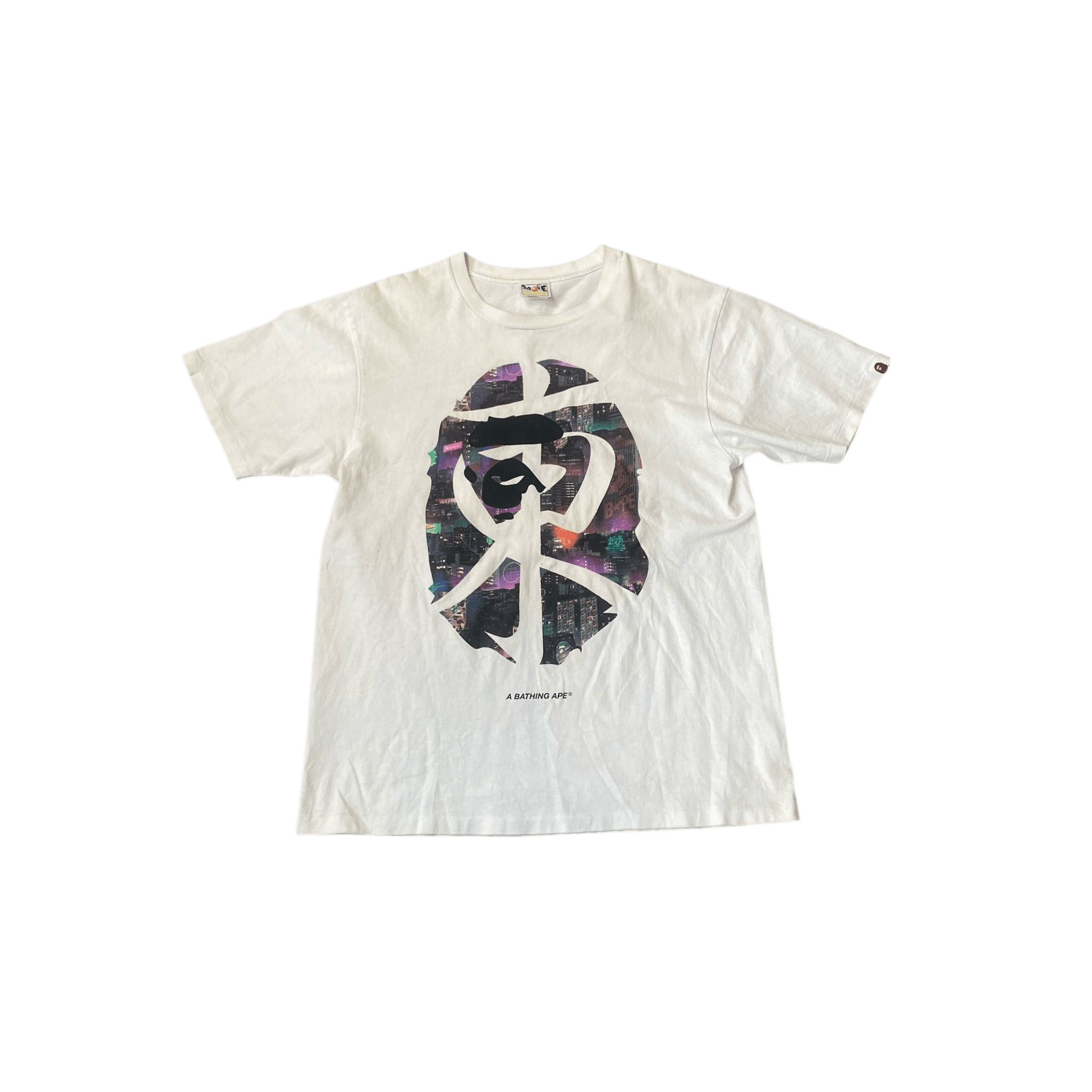 White A Bathing Ape (BAPE) Tee - L