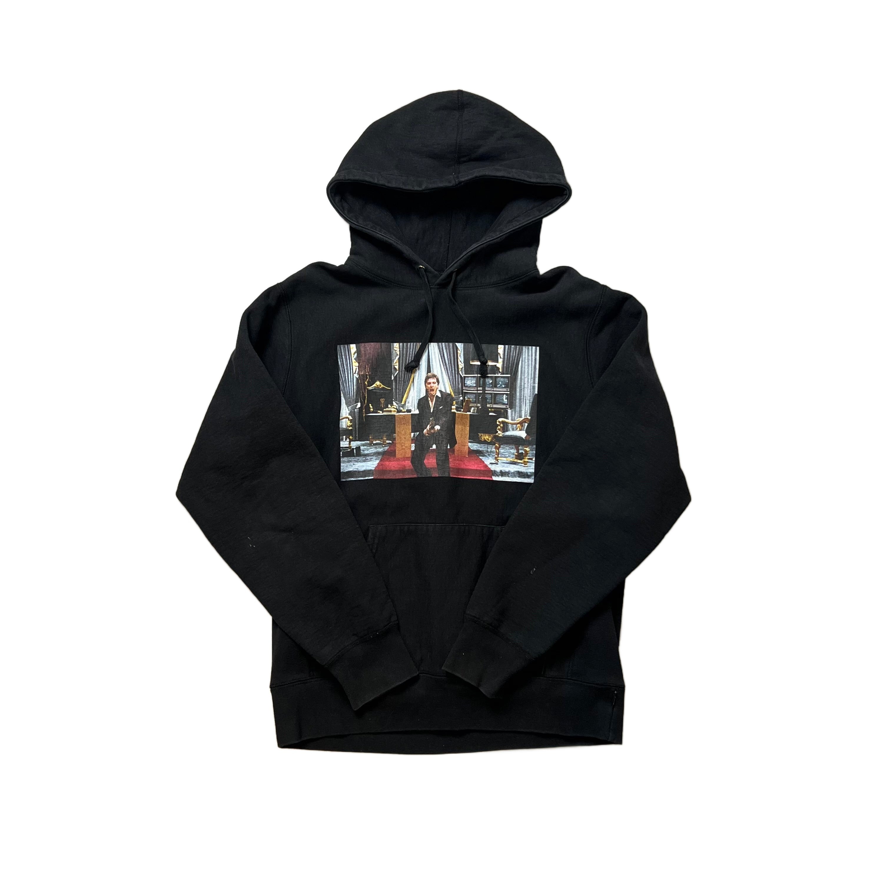 Black Supreme Scarface Hoodie - M