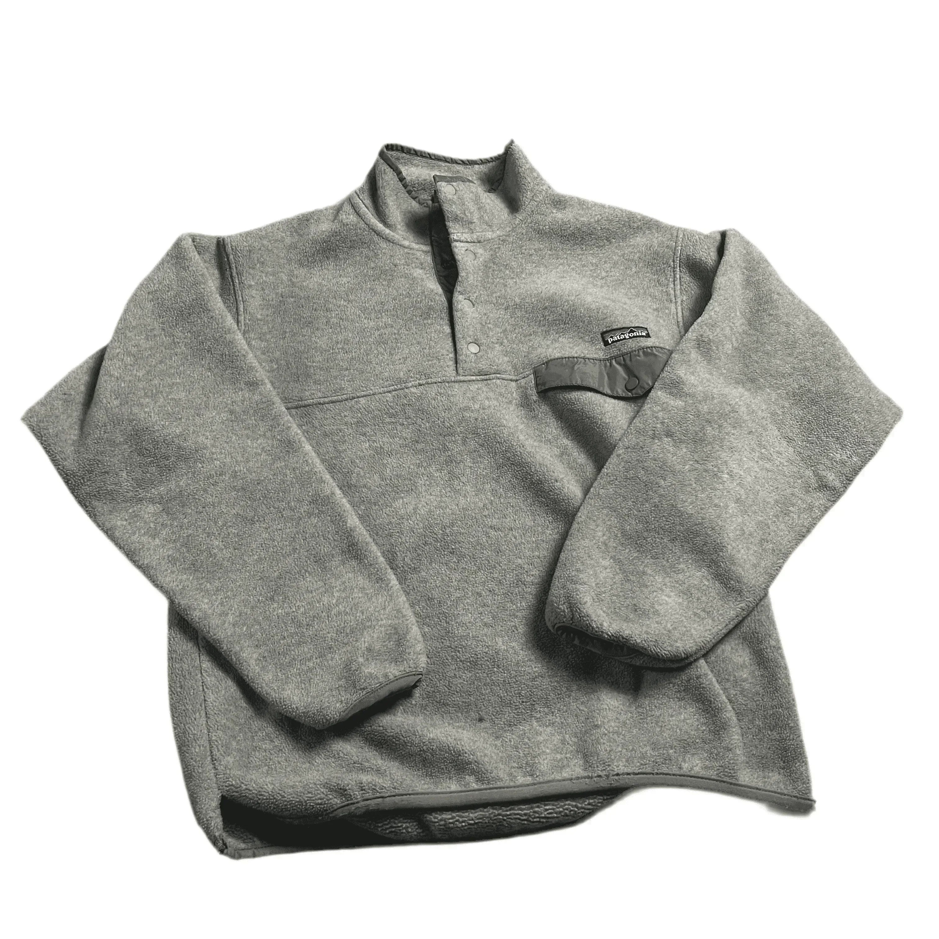 Vintage Grey Patagonia Synchilla Fleece - S