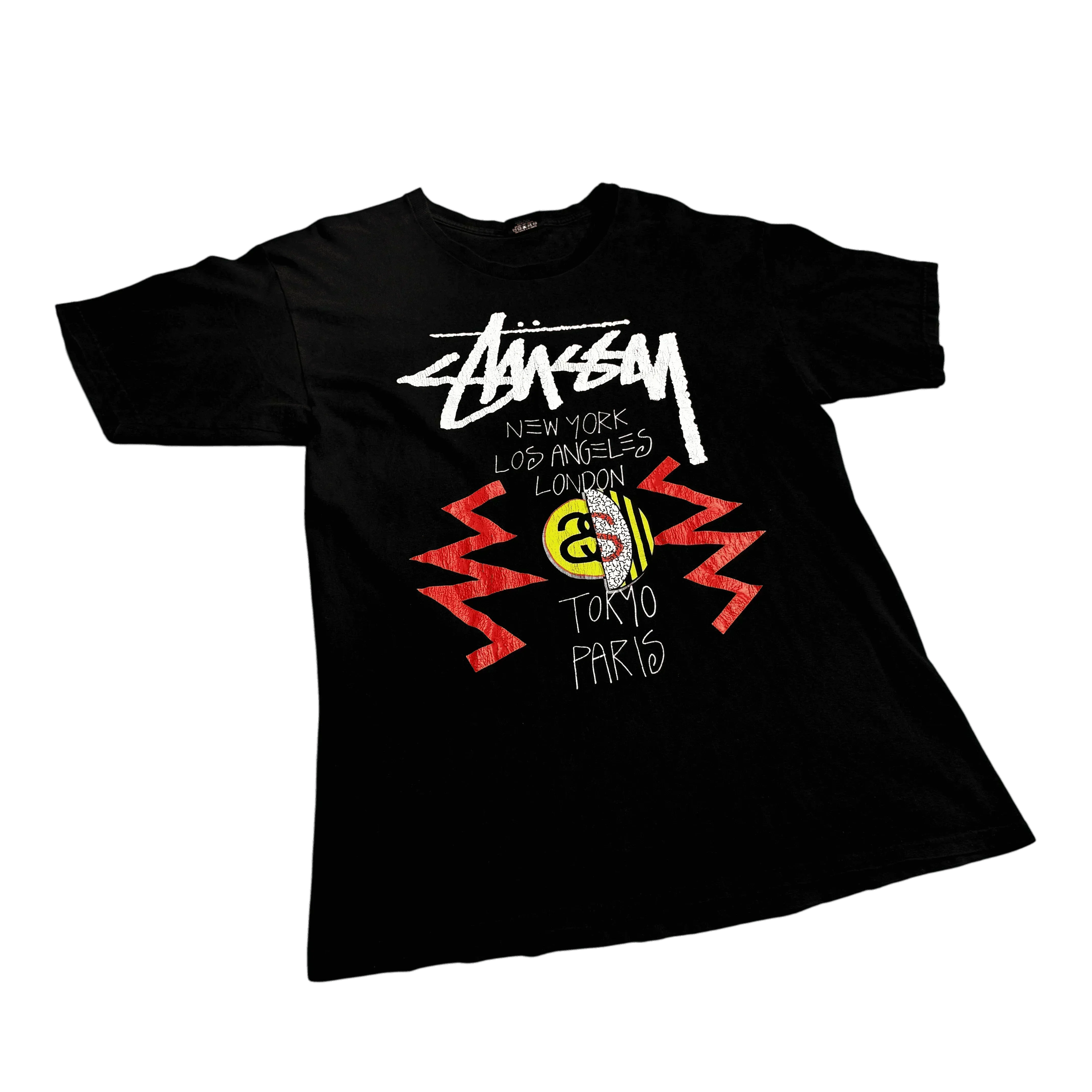 Black Stussy Tee - L