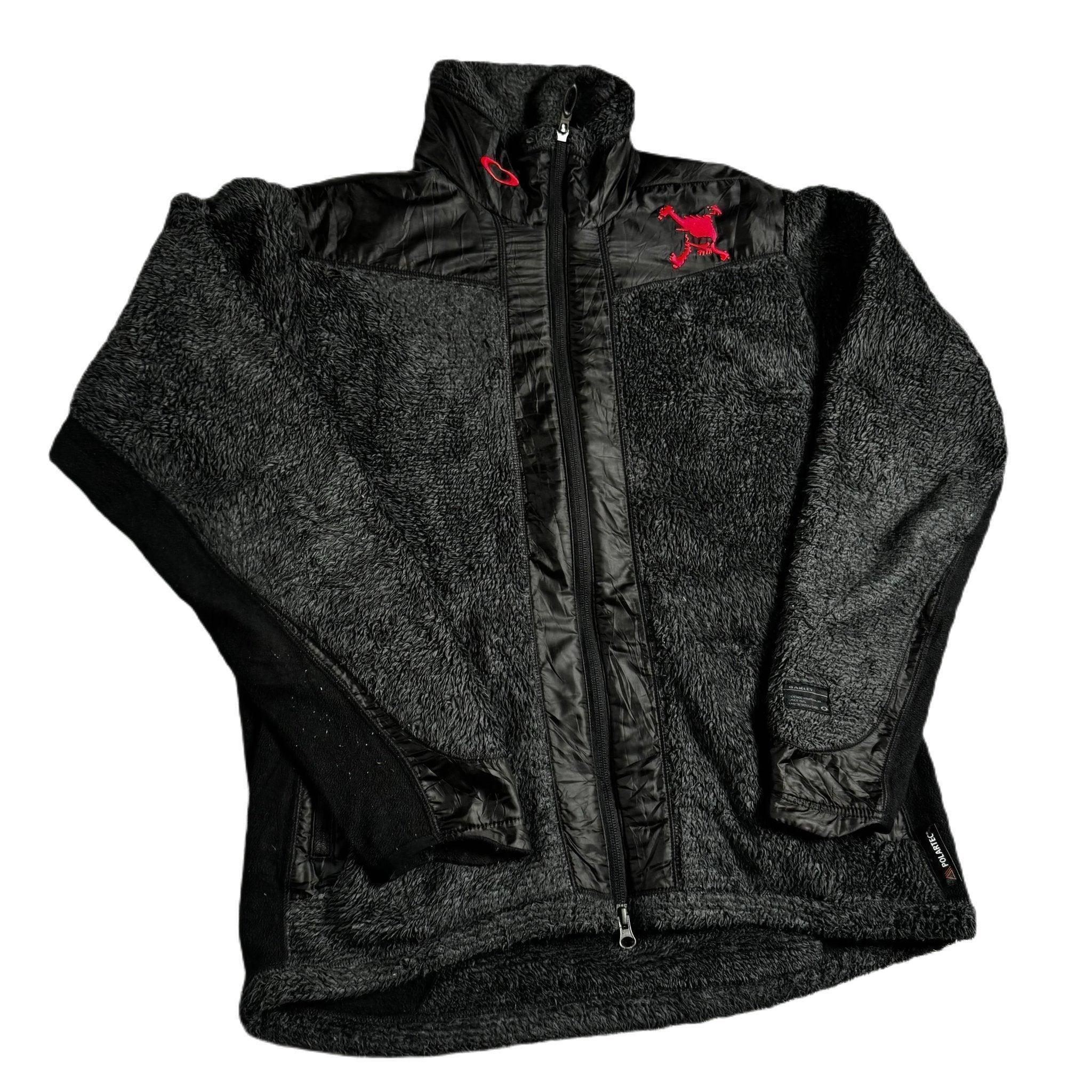 Black Oakley Full Zip Fleece - L