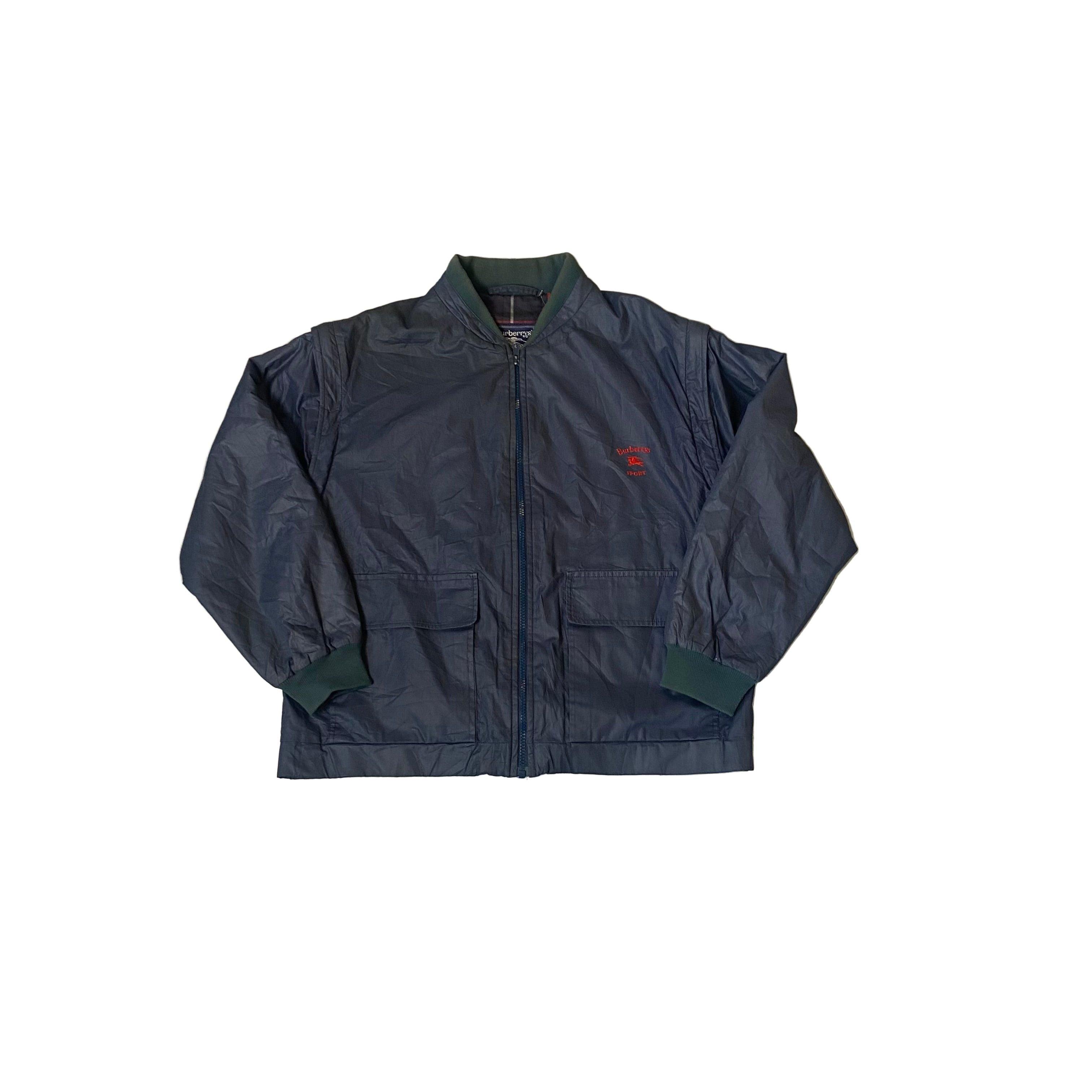 Vintage Navy Blue Buberry Jacket - M