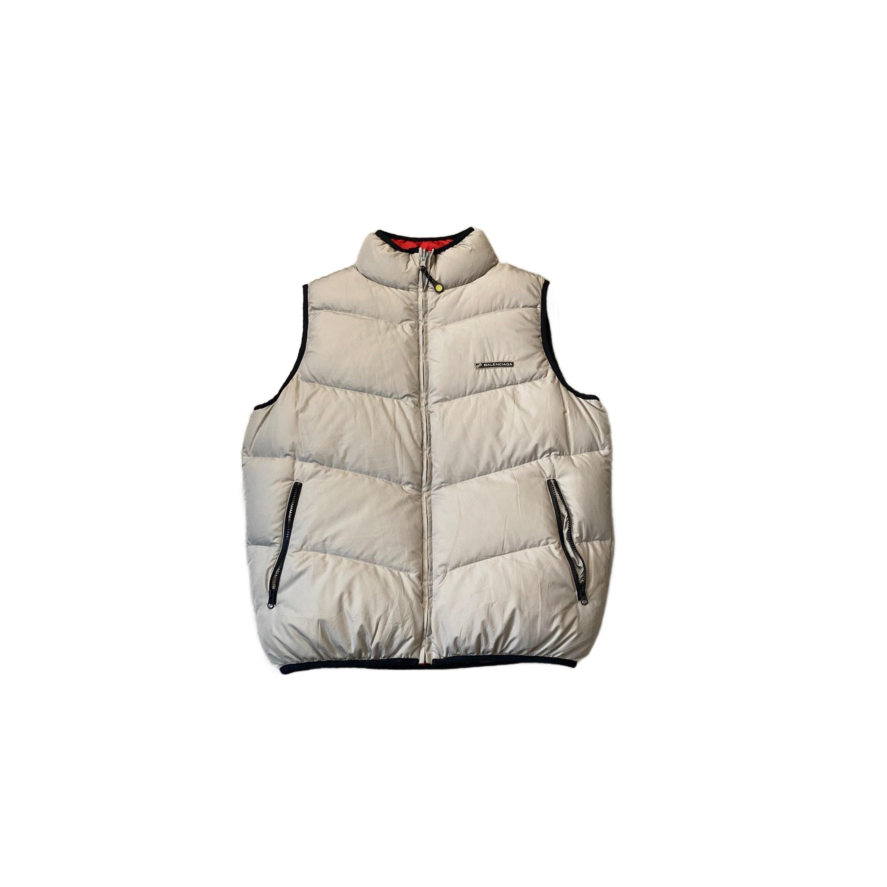 Vintage Balenciaga Reversible Puffer Gilet - XL