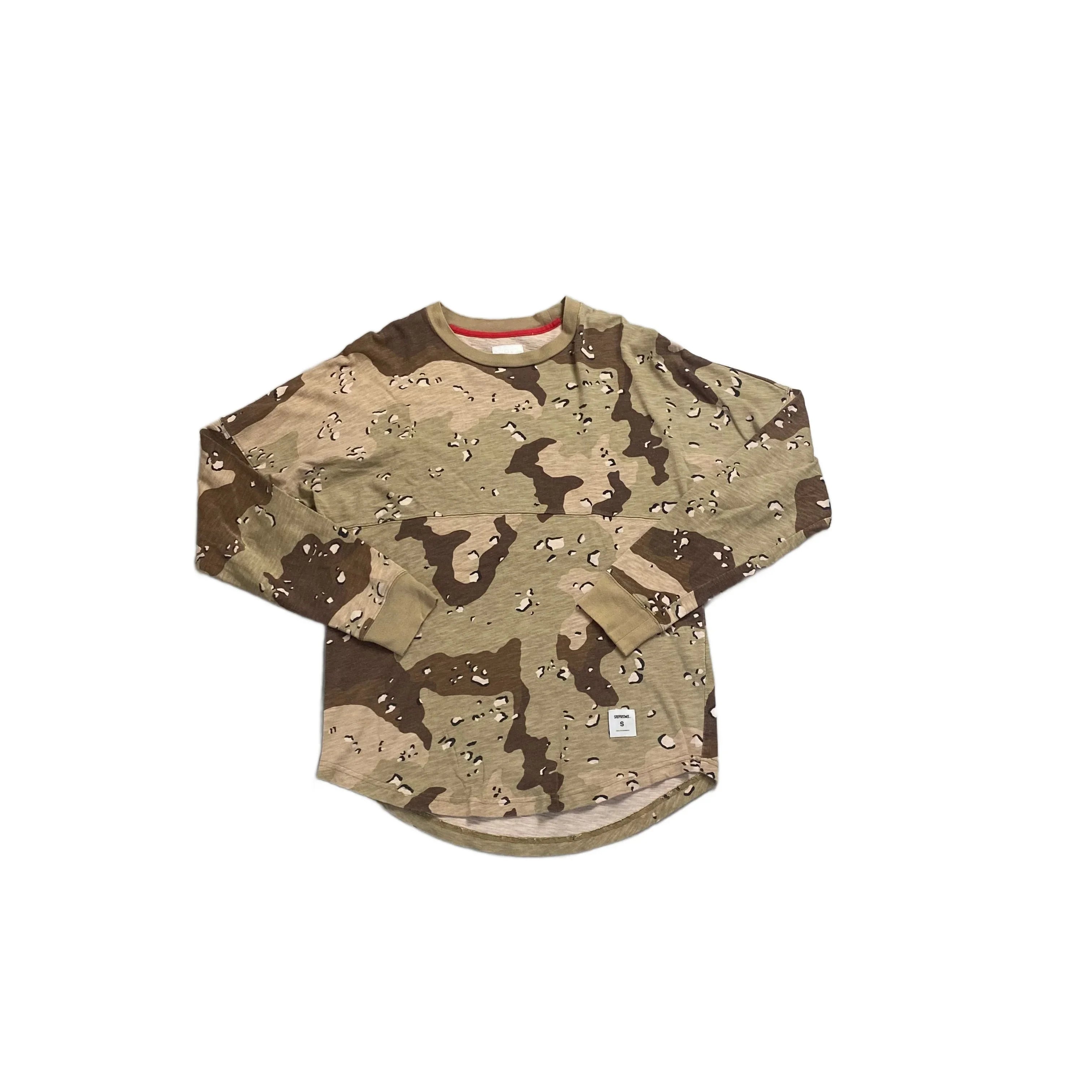 Camo Supreme Long Sleeve Tee - S